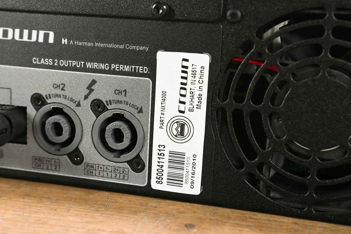 Crown XTi 4000 Stereo Power Amplifier with DSP