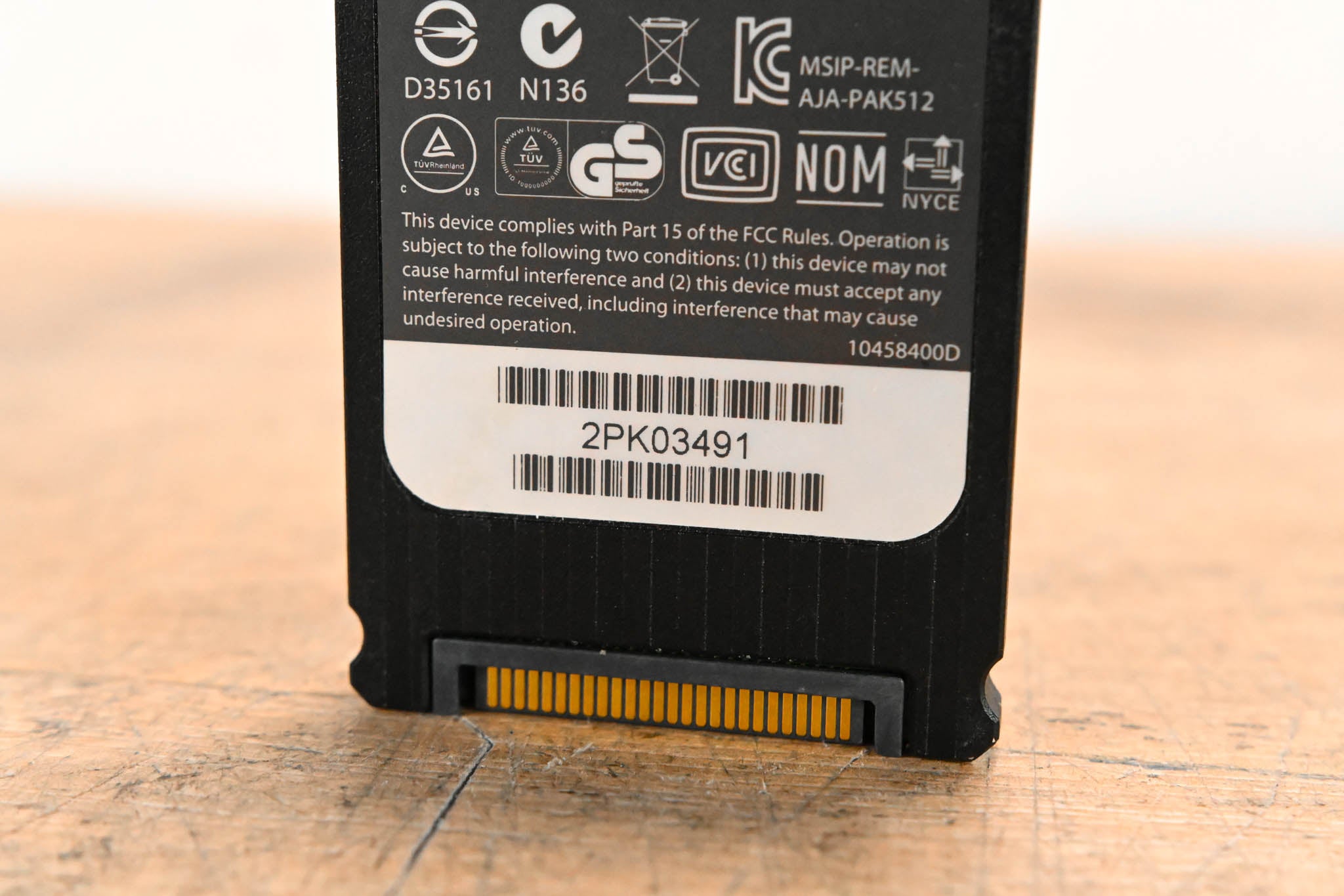 AJA PAK512 SSD Module for Ki Pro Systems