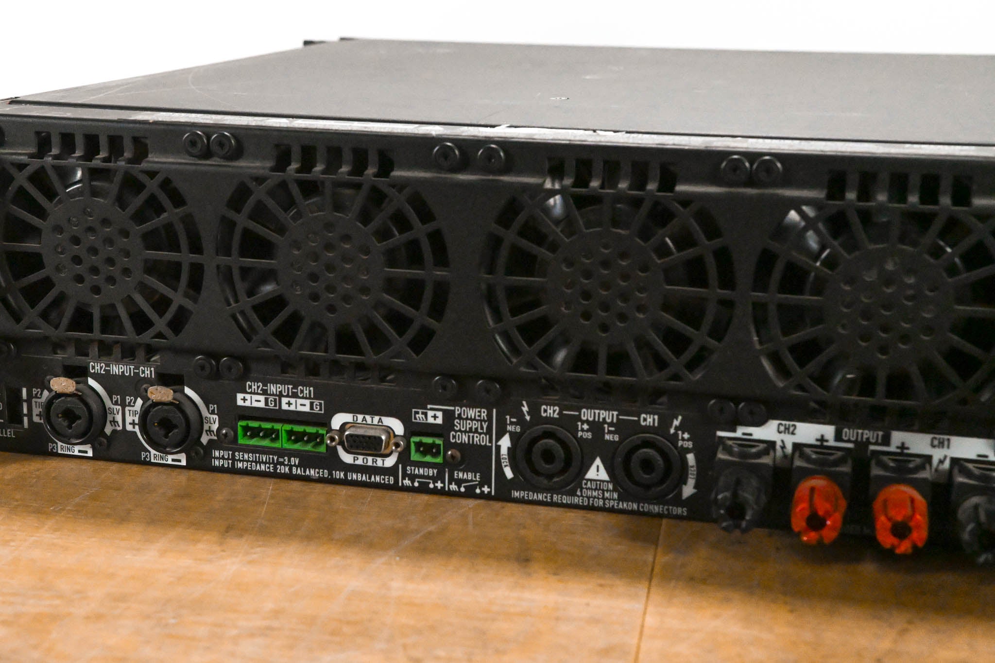 QSC PowerLight 6.0 PFC Power Factor Corrected 2-Channel Power Amplifier