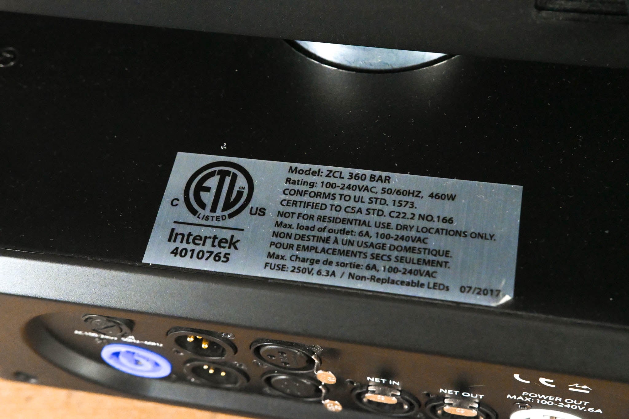 Elation ZCL 360 Bar 300W RGBW LED Moving Bar Effect Fixture