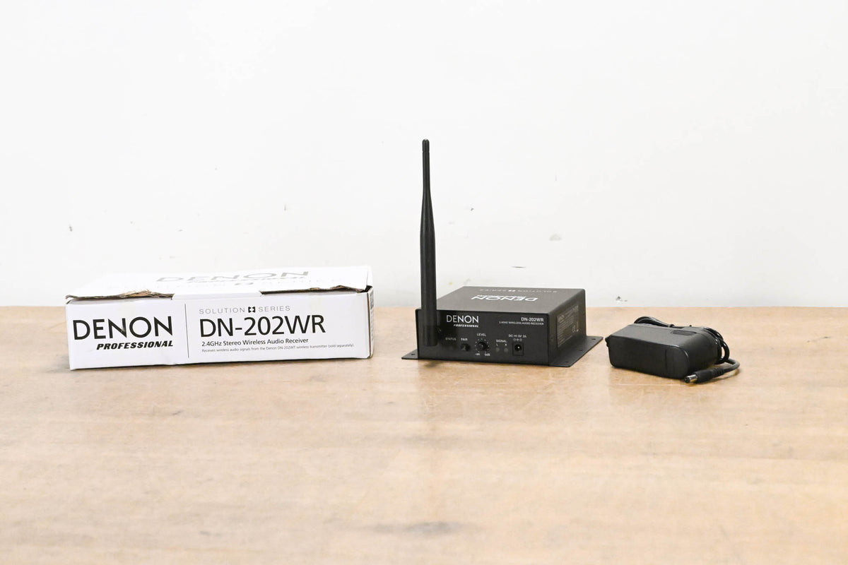 Denon DN-202WR 2.4GHz Stereo Wireless Audio Receiver