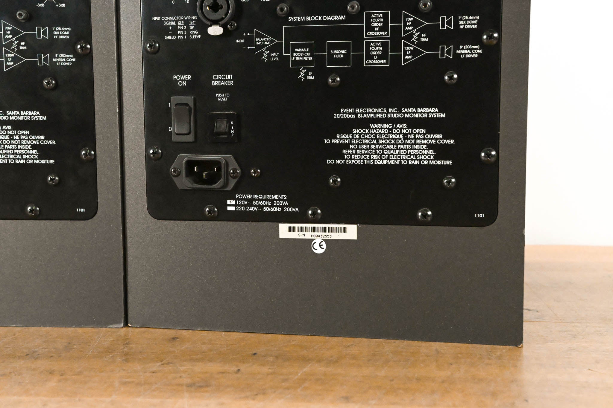 Event 20/20bas Bi-Amplified Studio Monitor (PAIR)
