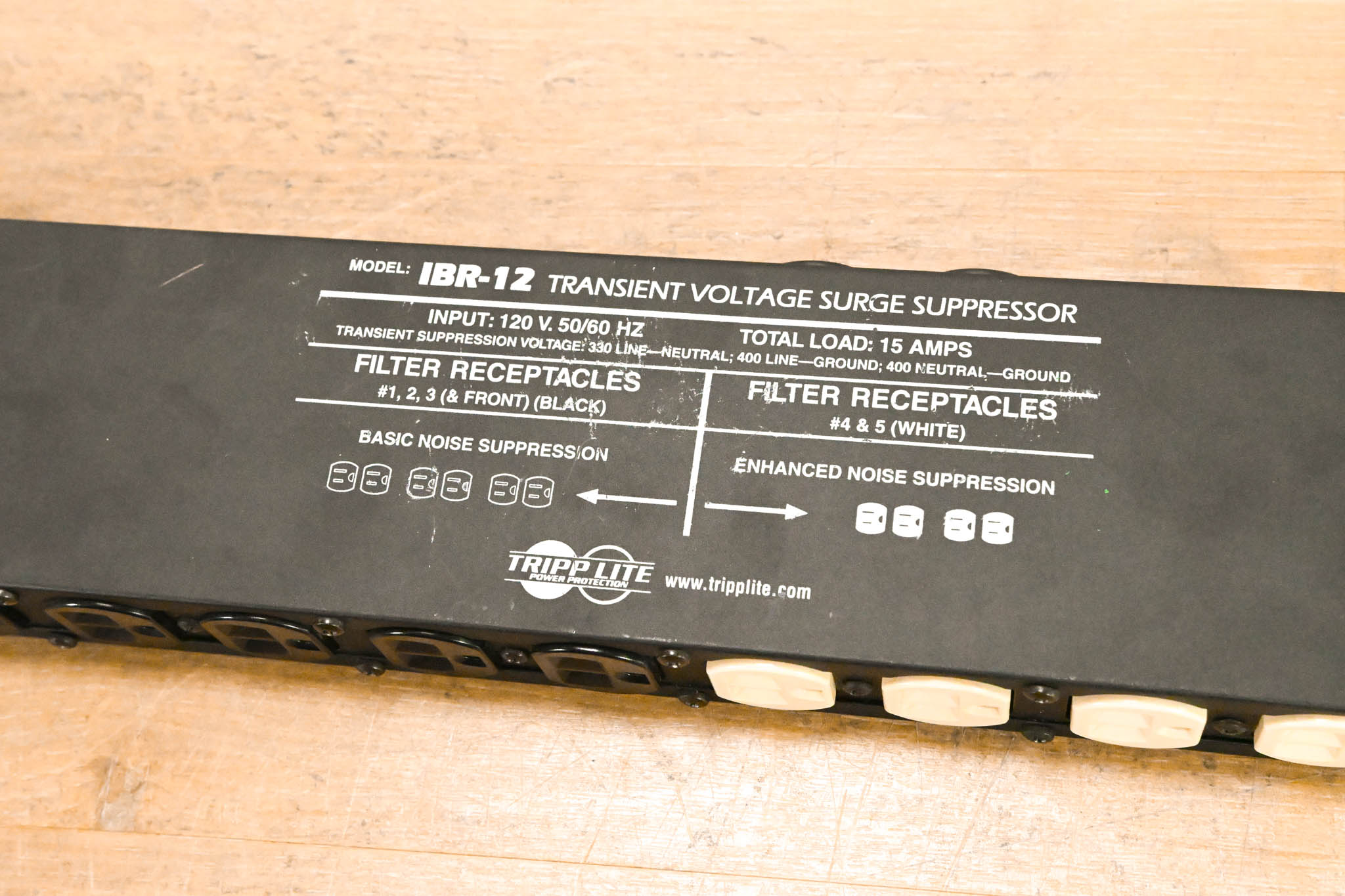 Tripp Lite IBR-12 12-Outlet Rackmount Isobar Surge Suppressor