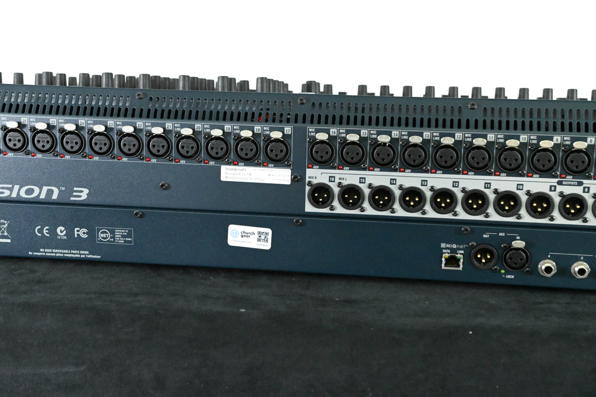 Soundcraft Si Expression 3 32-Channel Digital Mixer with MADI-USB Card