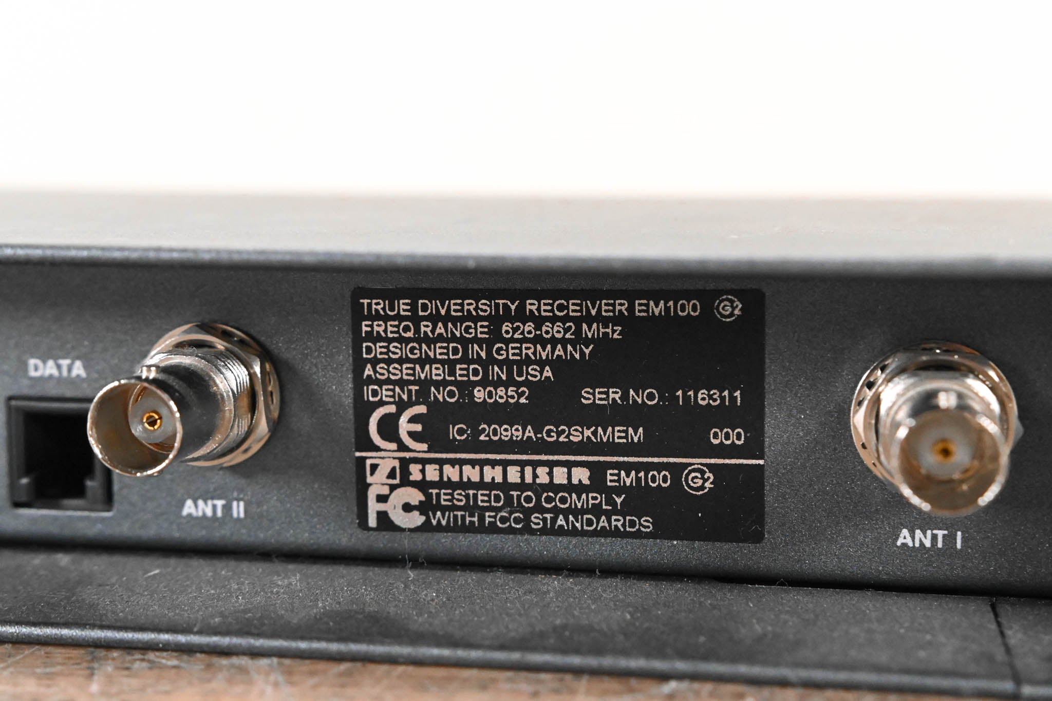 Sennheiser EM 100 G2 Wireless Receiver - B Range: 626-662 MHz