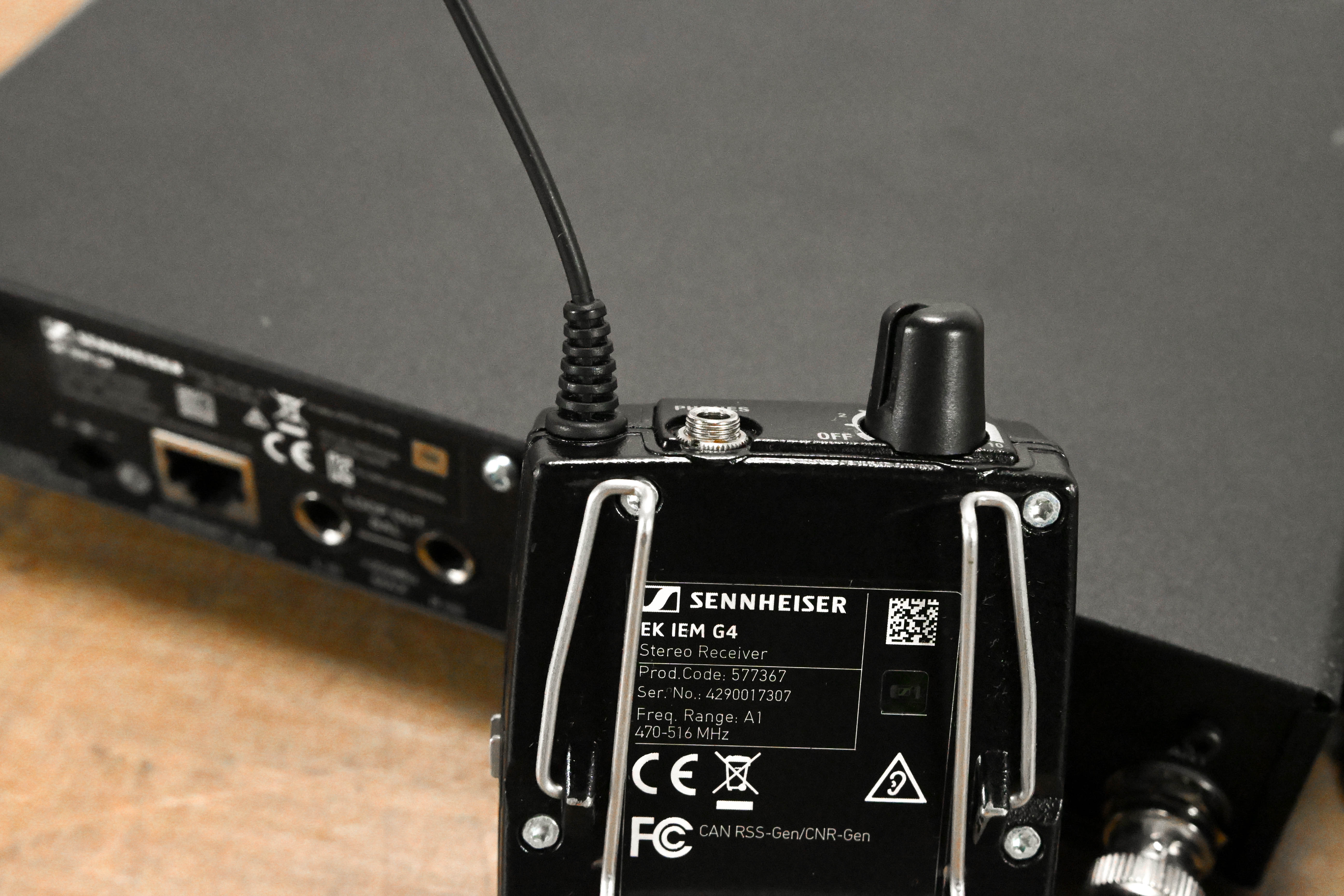 Sennheiser ew IEM G4 Wireless In-Ear Monitoring System 470-516 MHz
