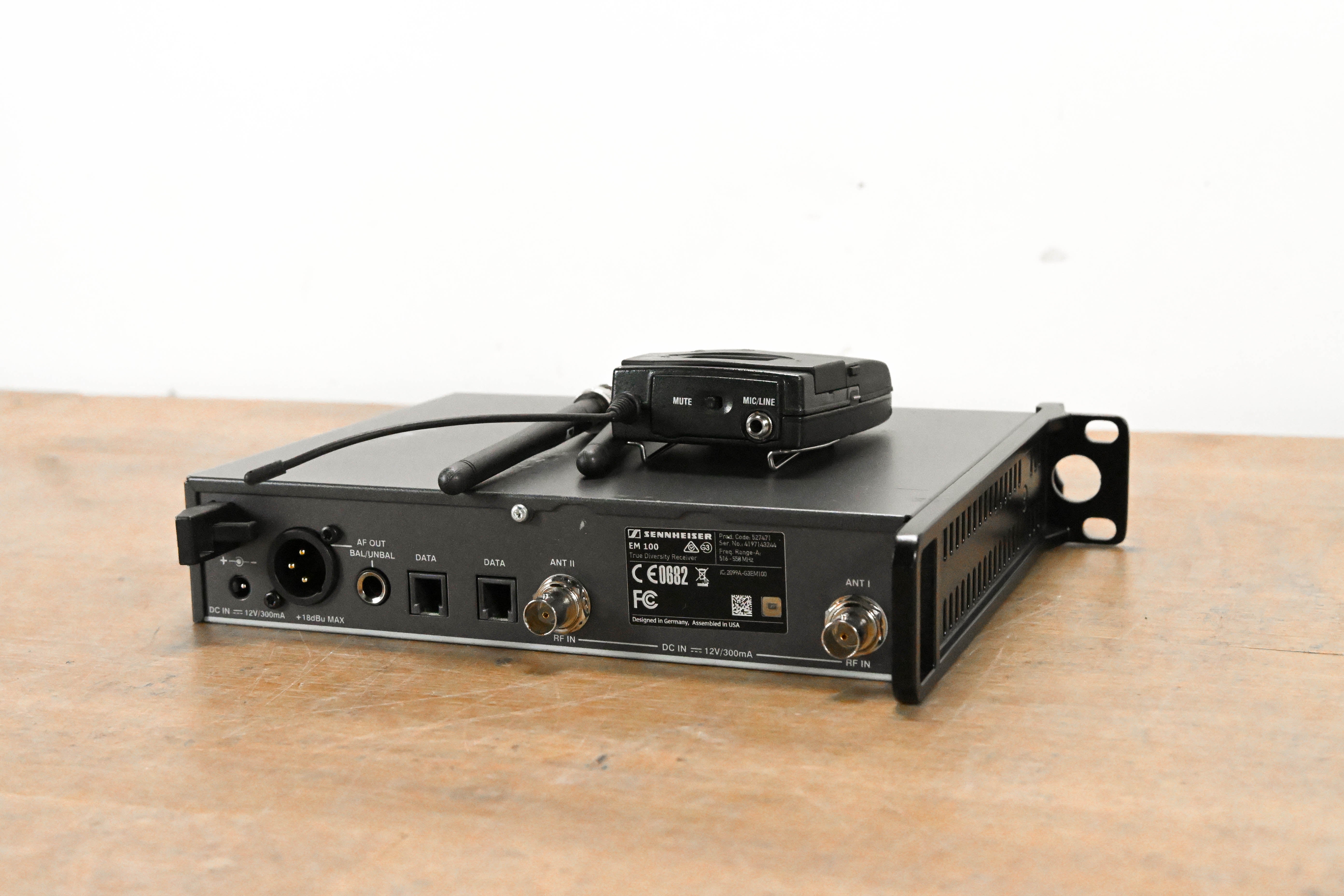 Sennheiser ew 100 G3 Bodypack Wireless System - A Range NO POWER SUPPLY