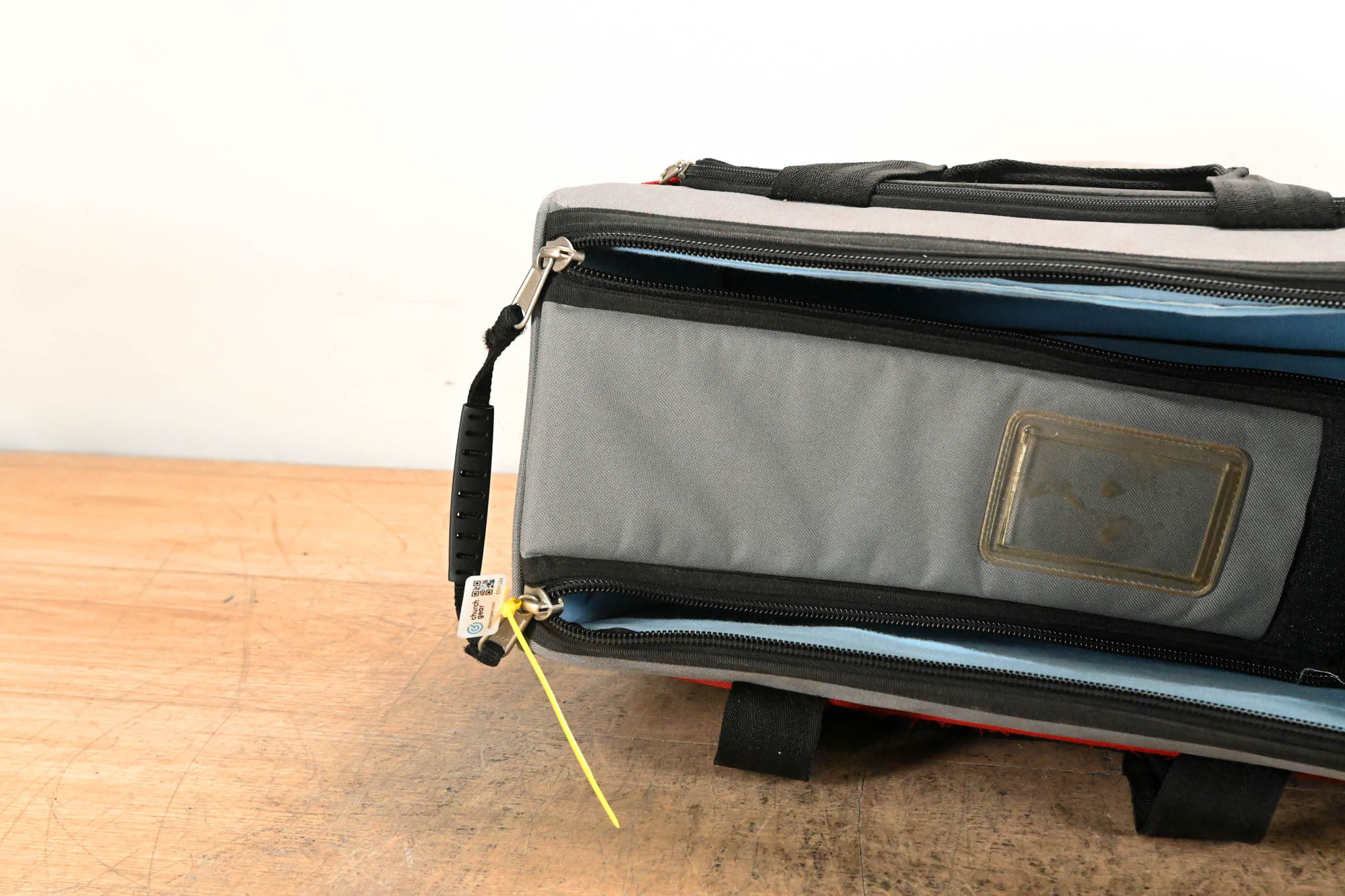 Impact Camera Bag Gray/Black with Red Trim (15" × 7" × 10")