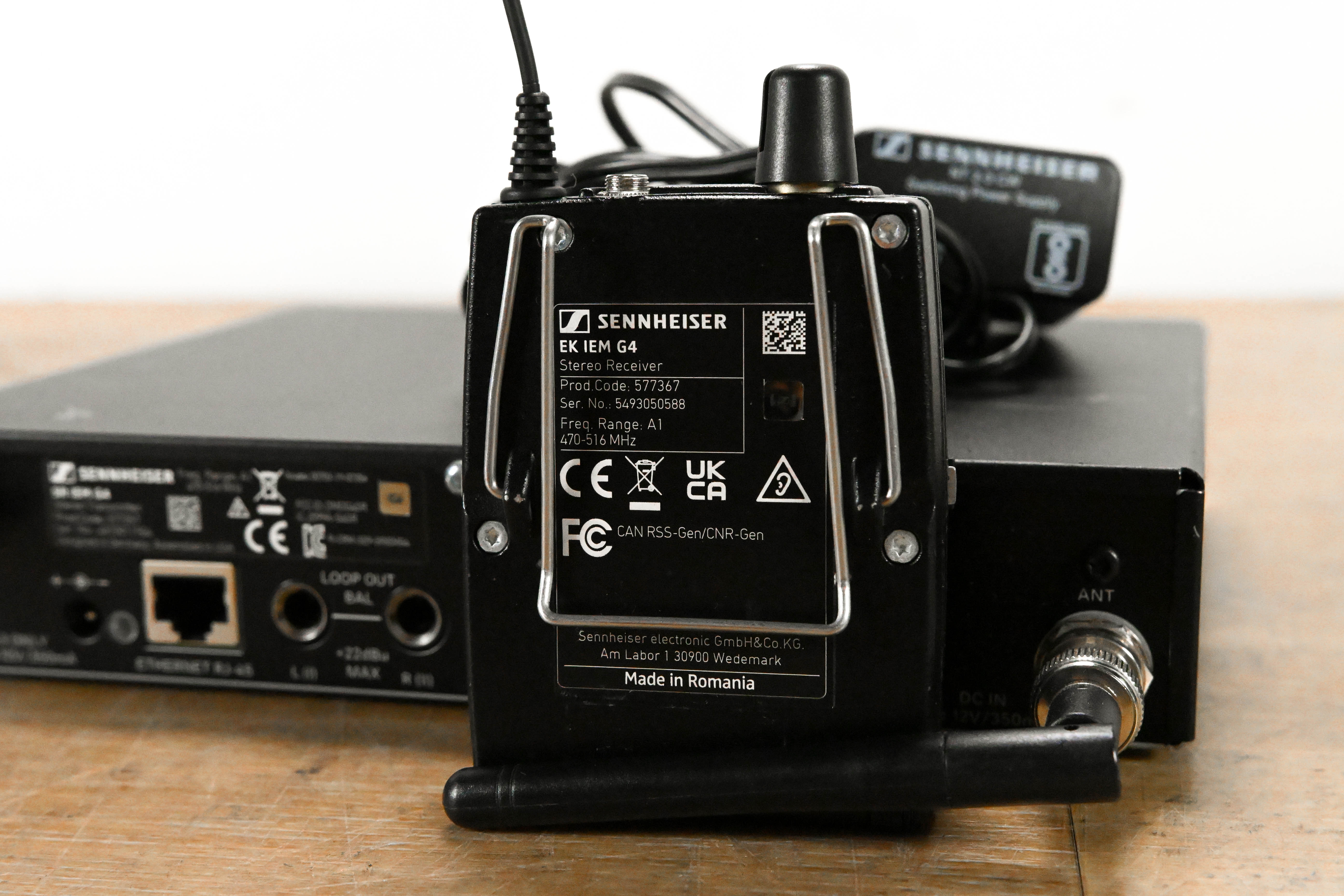 Sennheiser ew IEM G4 Wireless In-Ear Monitoring System 470-516 MHz