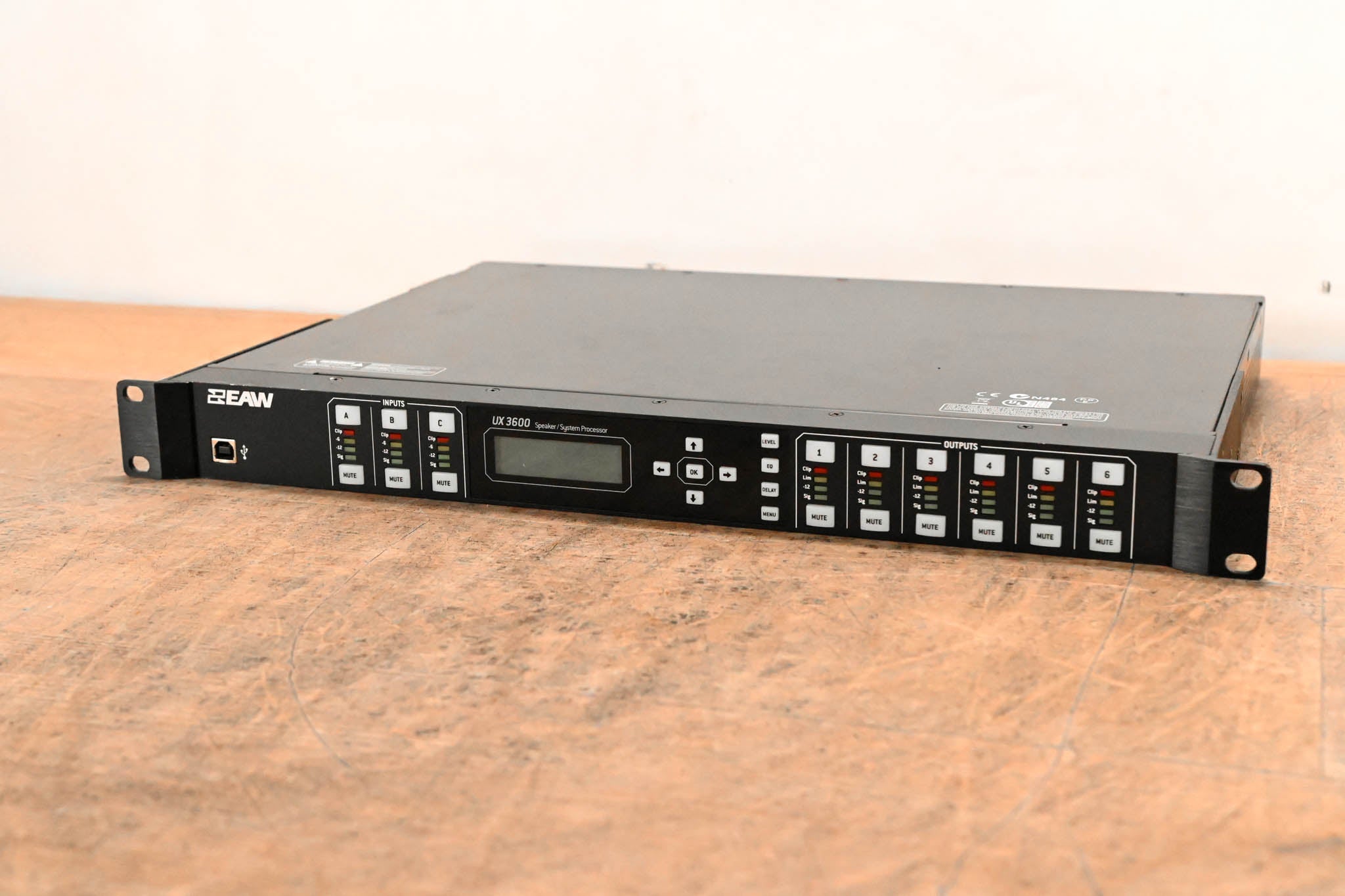 EAW UX3600 3x6 Digital Signal Processor