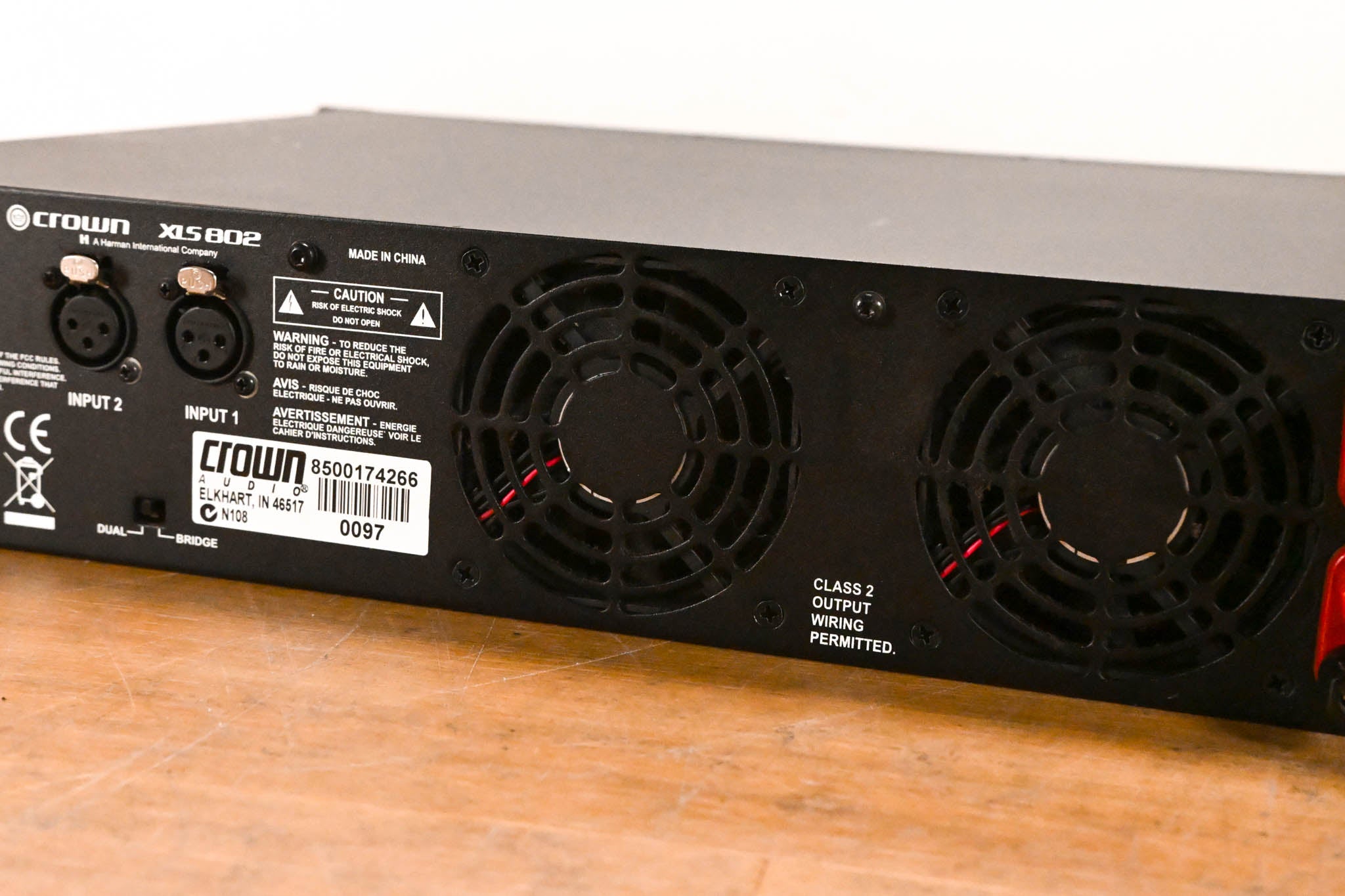 Crown XLS 802 2-Channel Power Amplifier