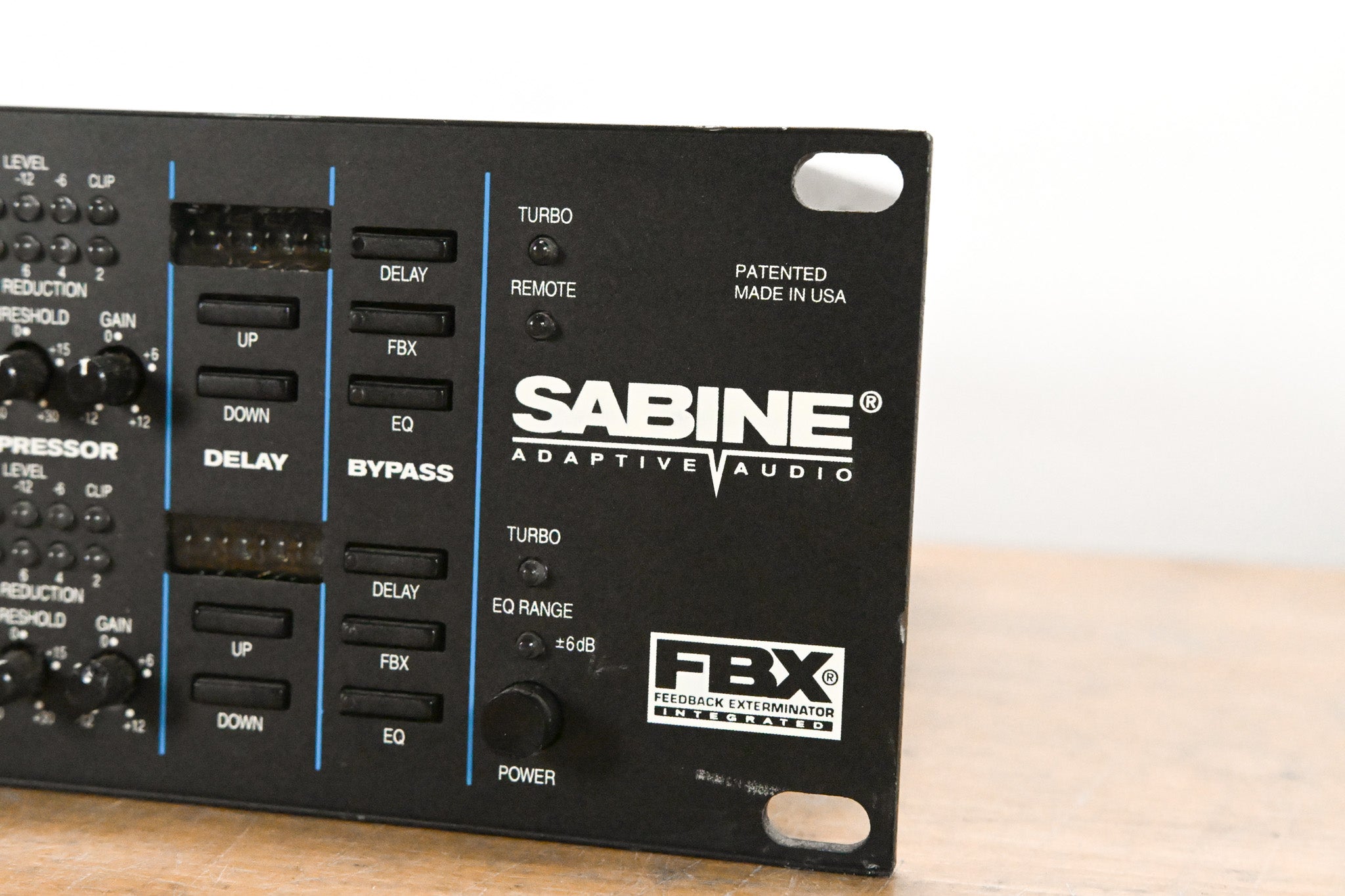 Sabine GRQ-3102 Graphi-Q Digital 2 Channel EQ, Compressor, Delay