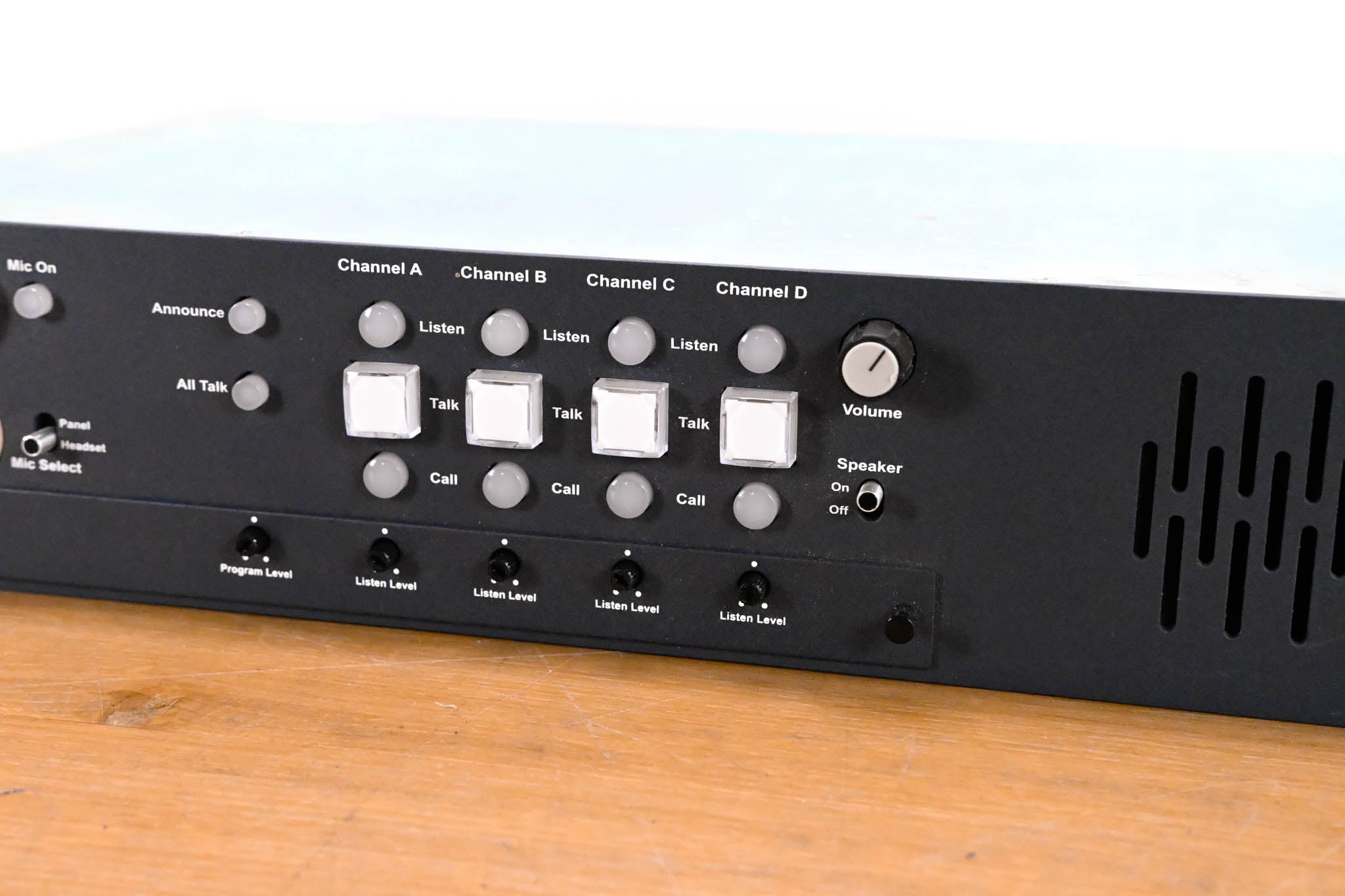 Clear-Com RM-704 2RU 4-Channel Intercom Remote Station