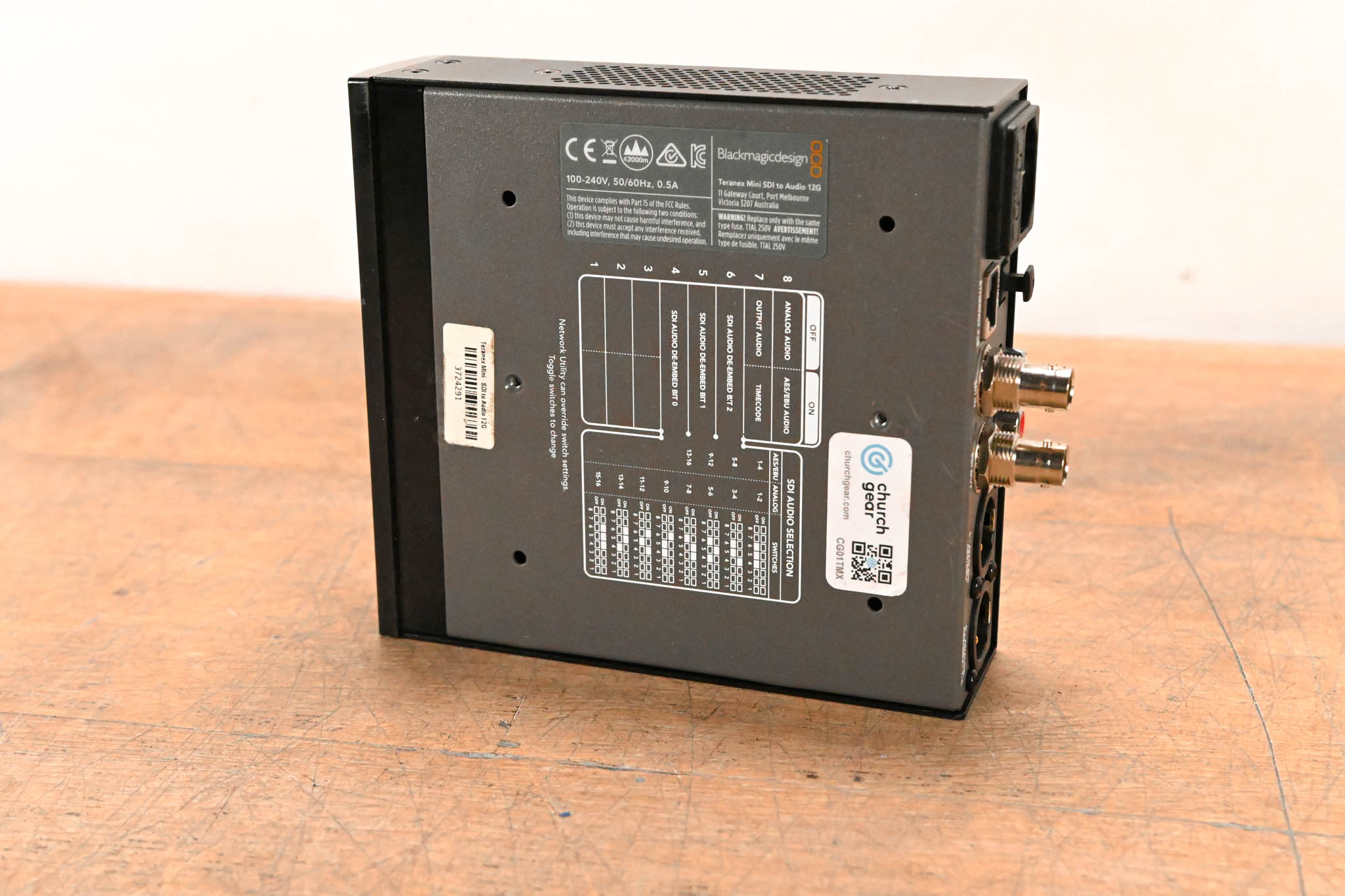 Blackmagic Design Teranex Mini SDI to Audio 12G