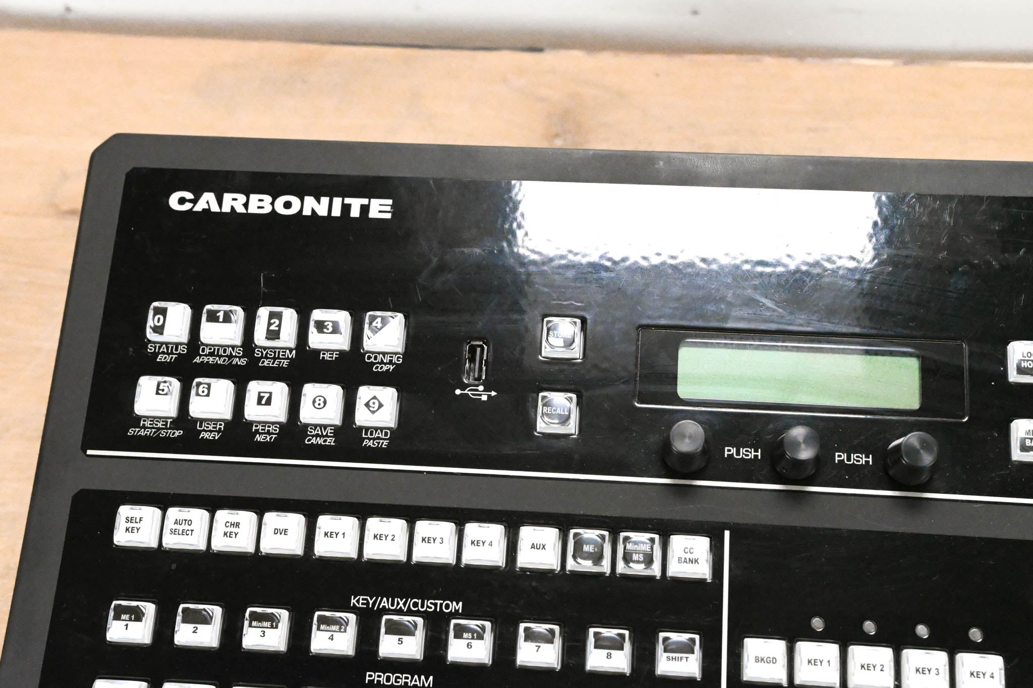 Ross Carbonite Black Solo 1 M/E Live Production Switcher NO POWER SUPPLY
