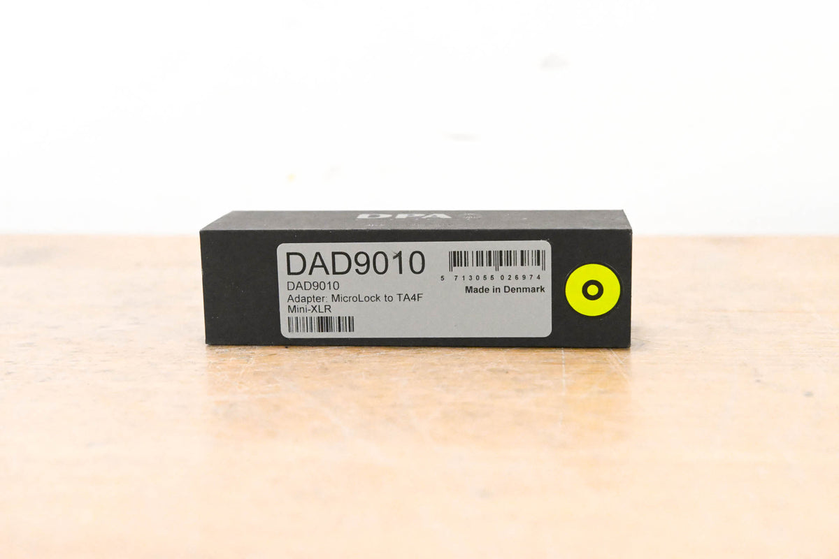 DPA Microphones DAD9010 MicroLock to TA4F Mini-XLR Adapter
