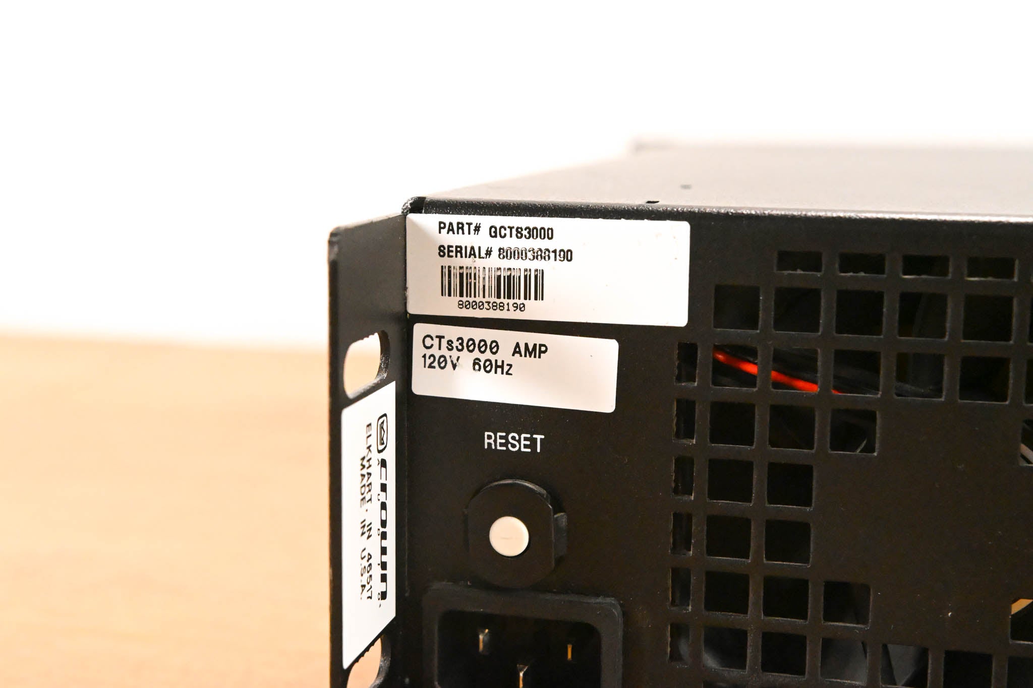 Crown CTs 3000 Two-Channel 1500W Power Amplifier