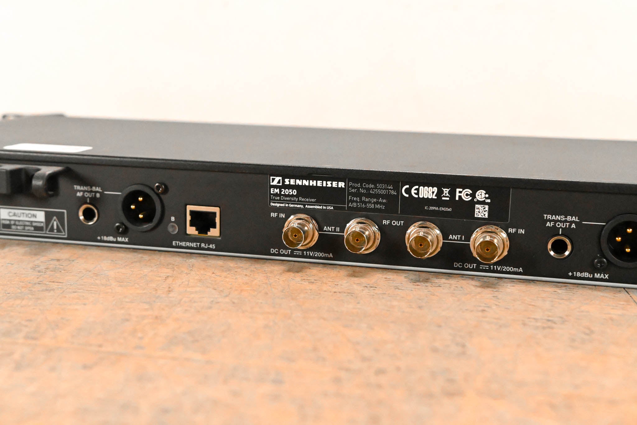 Sennheiser EM 2050 Dual-Channel Wireless Receiver Aw Range: 516-558 MHz