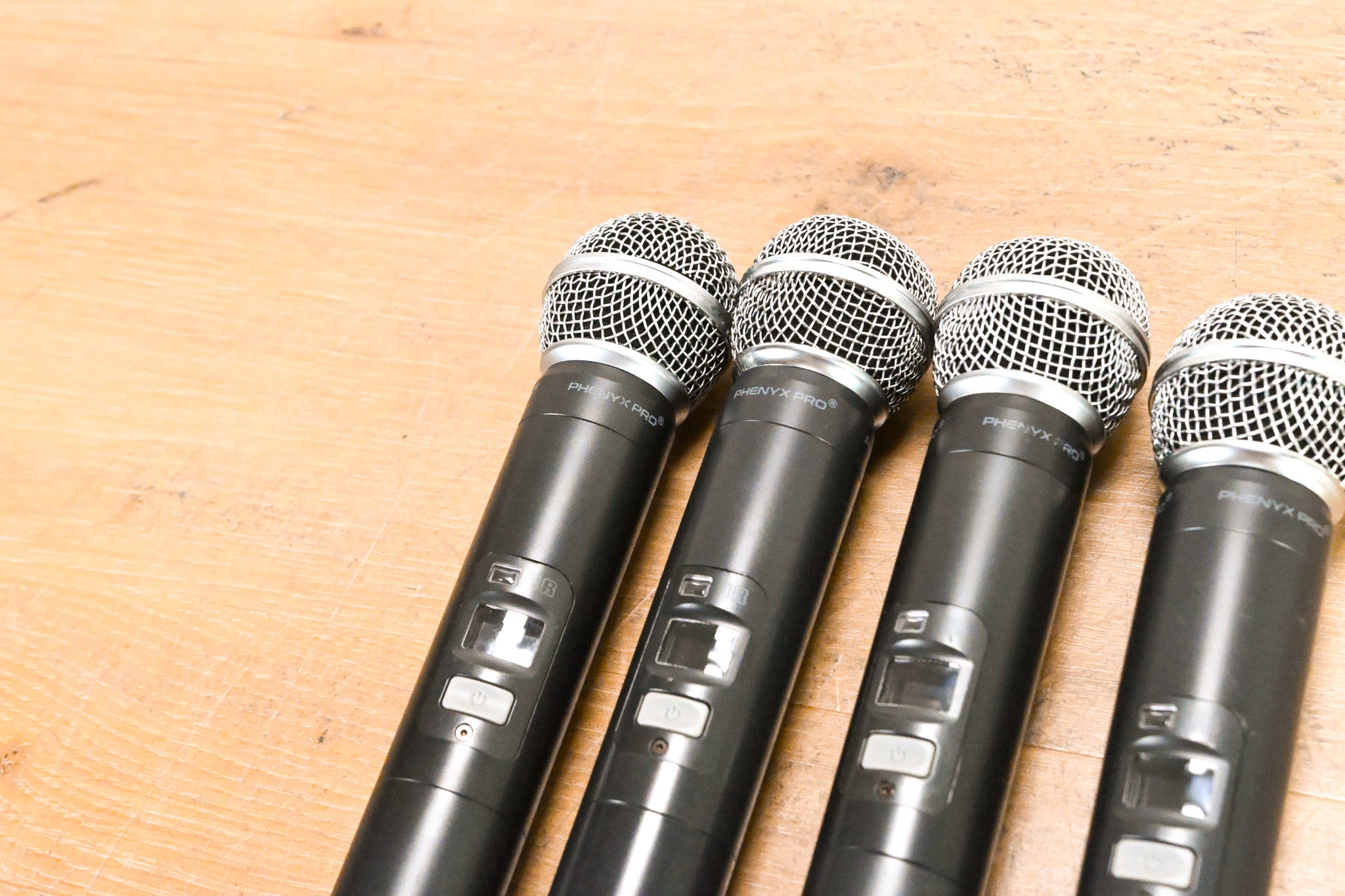 Phenyx Pro PTU-7000-4H Quad UHF Wireless Microphone System w/ Auto-Scan