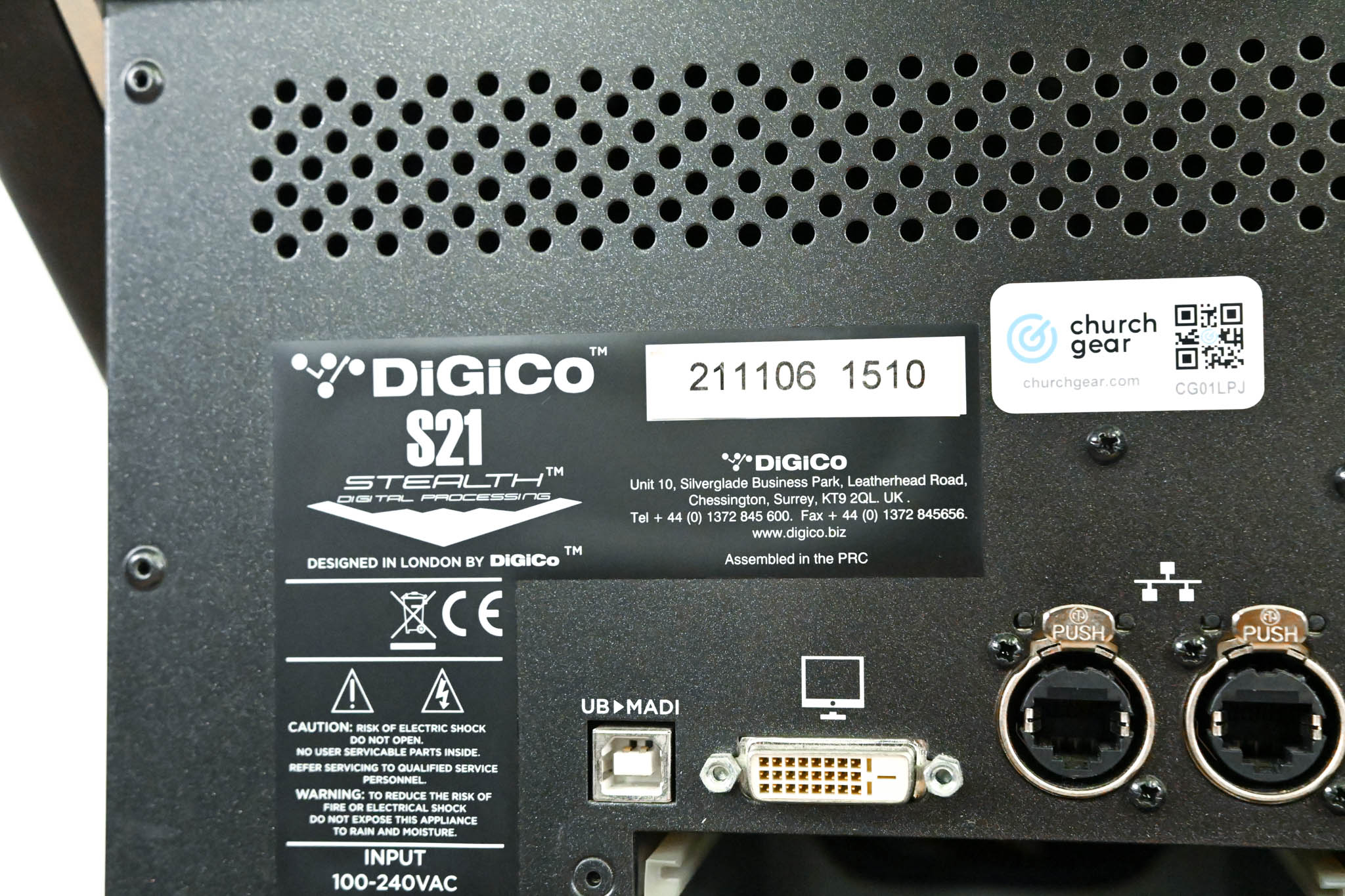 DiGiCo S21 48-Channel Digital Audio Mixing Console