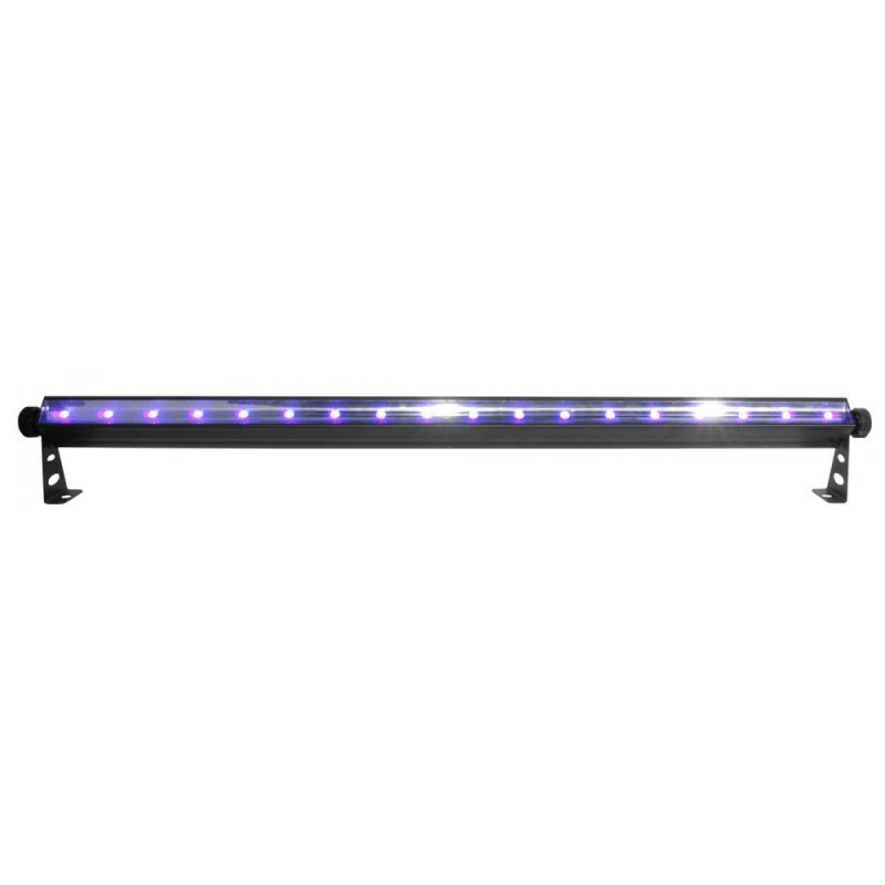 High-output;  DMX-controlled ultraviolet wash