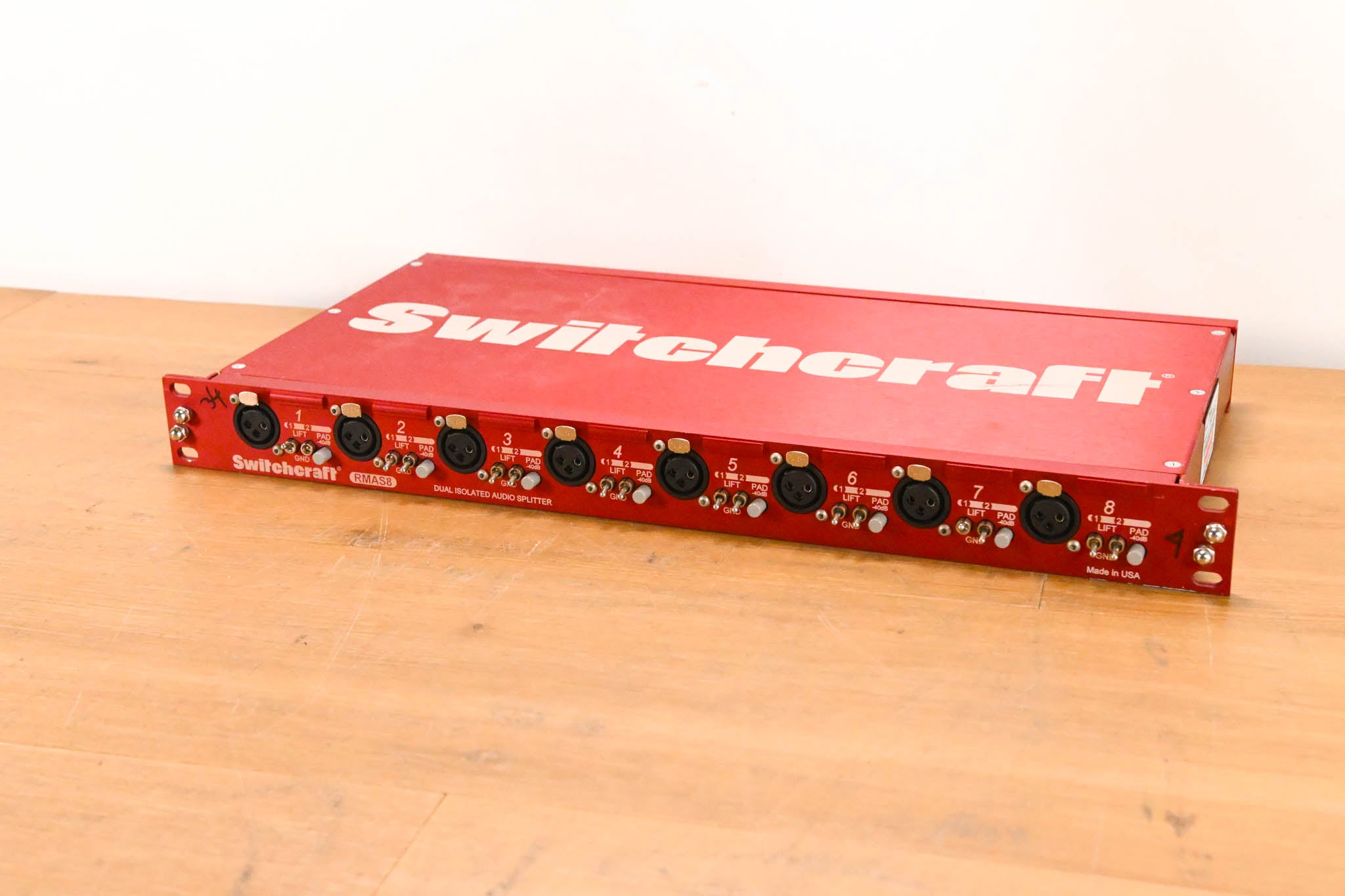 Switchcraft RMAS8 8-Input 3-Way Splitter