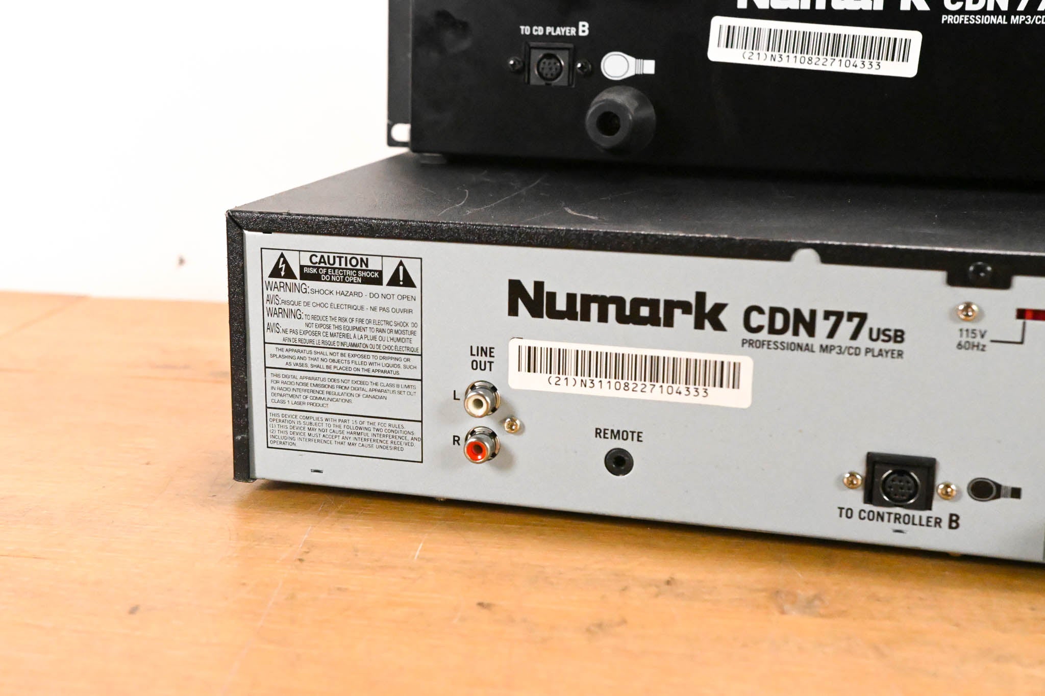 Numark CDN77USB Professional MP3 USB/CD Player with Controller