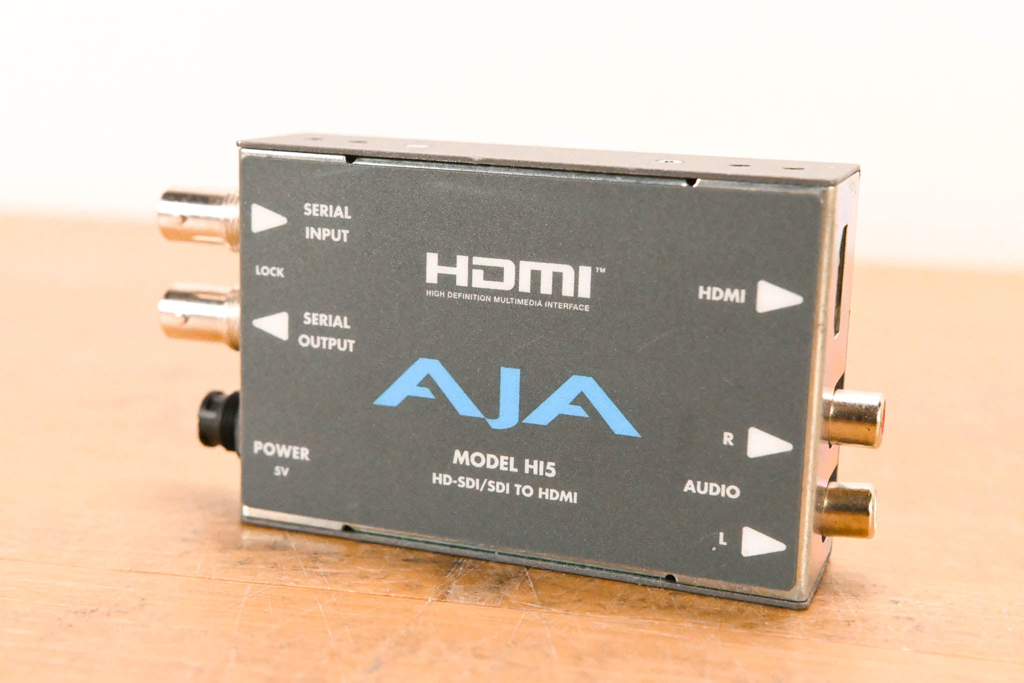 AJA HI5 HD/SD-SDI to HDMI Video and Audio Converter (NO POWER SUPPLY)