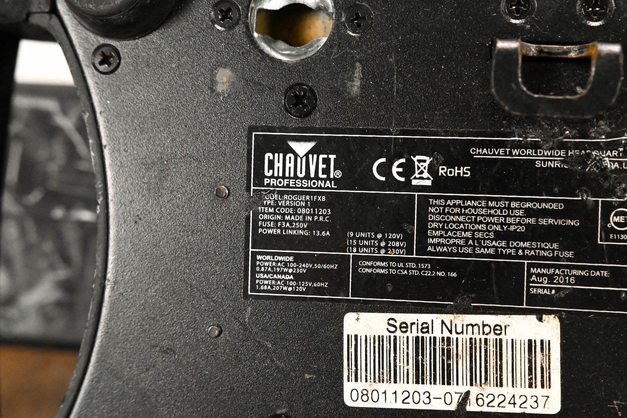 Chauvet Rogue R1 FX-B Multi-Beam Moving Light