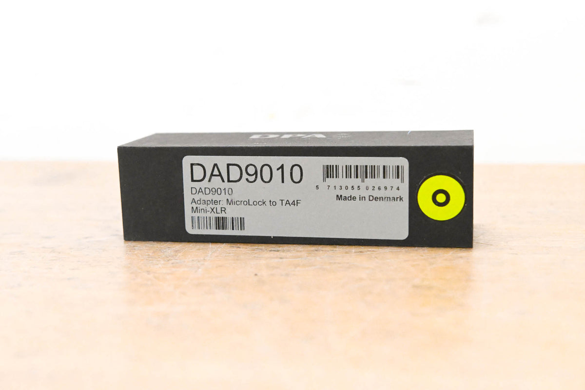 DPA Microphones DAD9010 MicroLock to TA4F Mini-XLR Adapter
