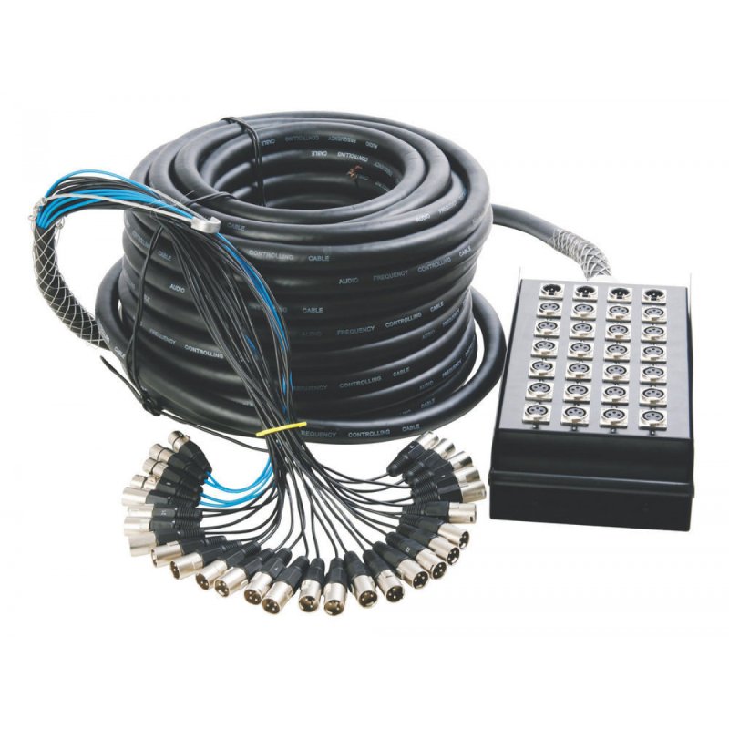 100' 24-Channel/4-Return Stage Snake