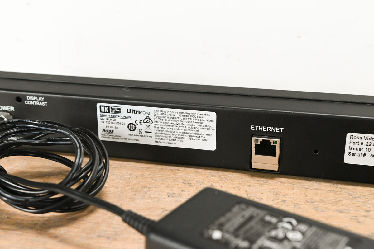 Ross Ultricore RCP-ME Remote Control Panel
