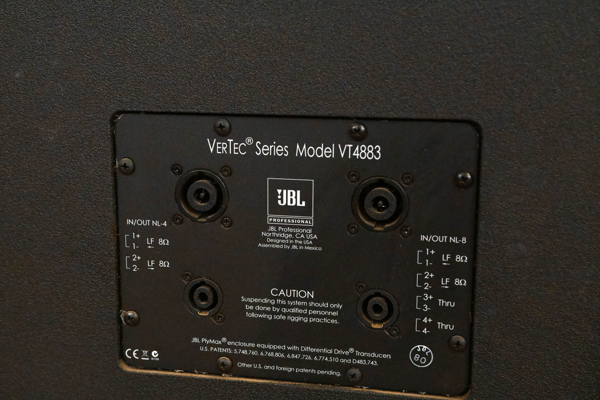 JBL VT4883 Subcompact Dual 12" Cardioid-Arrayable Subwoofer