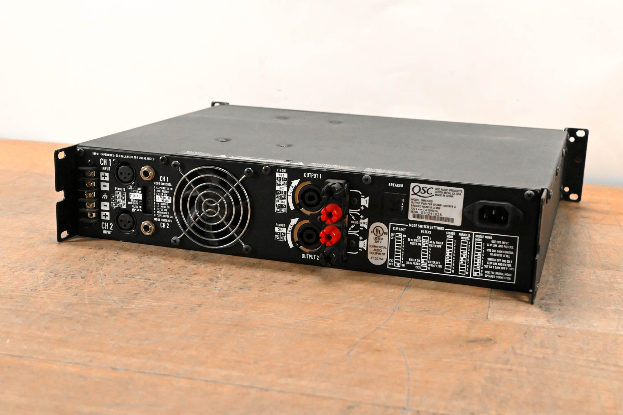 QSC RMX1450 2-Channel Power Amplifier