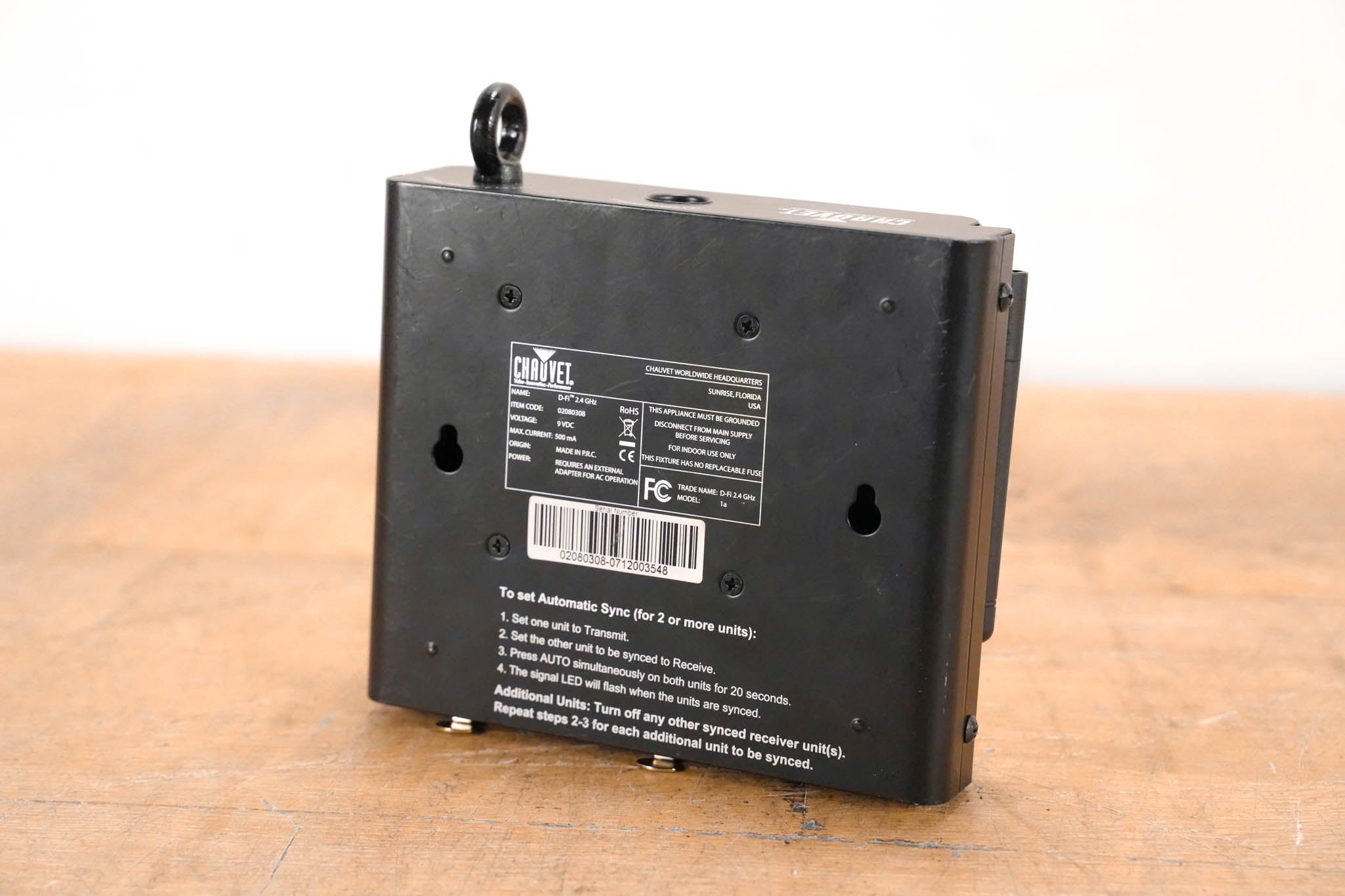 Chauvet D-Fi 2.4 GHz Wireless DMX Transmitter/Receiver (NO POWER SUPPLY)