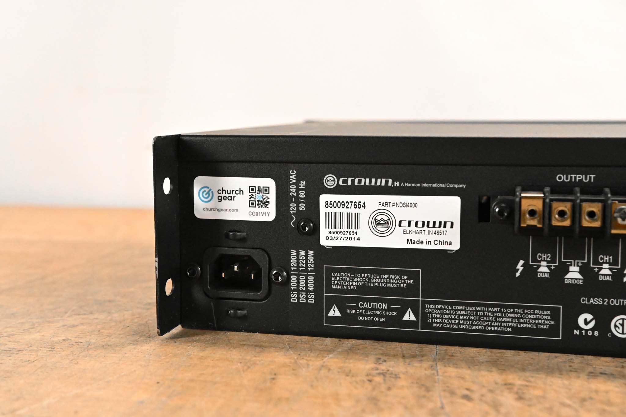 Crown DSi 4000 2-Channel Power Amplifier