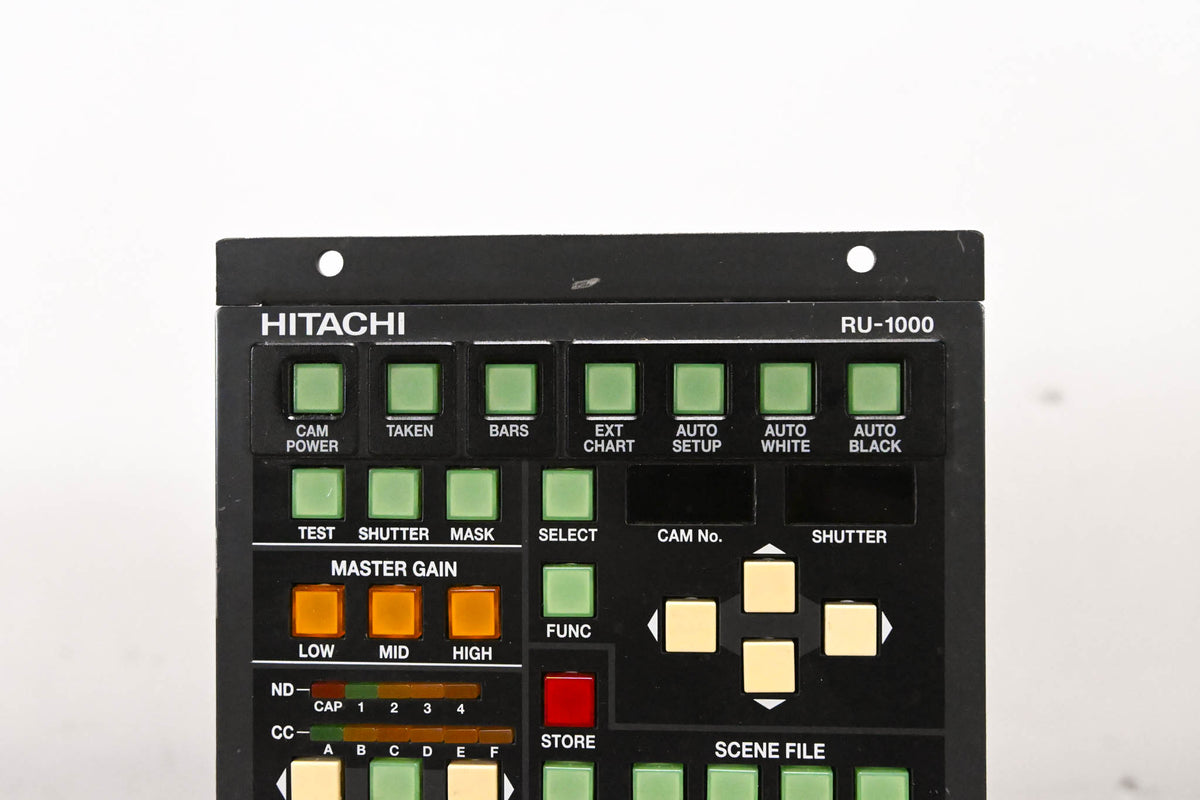 Hitachi RU-1000VR Remote Control Panel