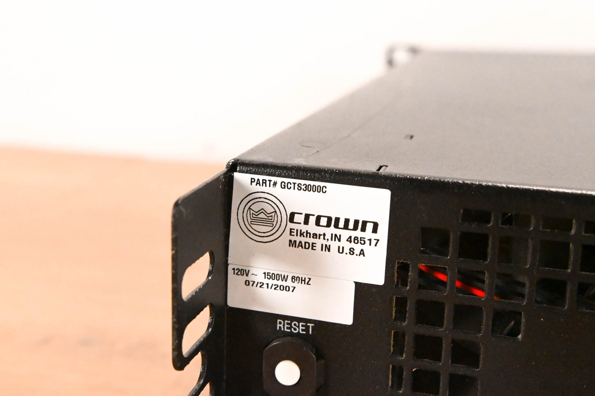 Crown CTs 3000 Two-Channel 1500W Power Amplifier