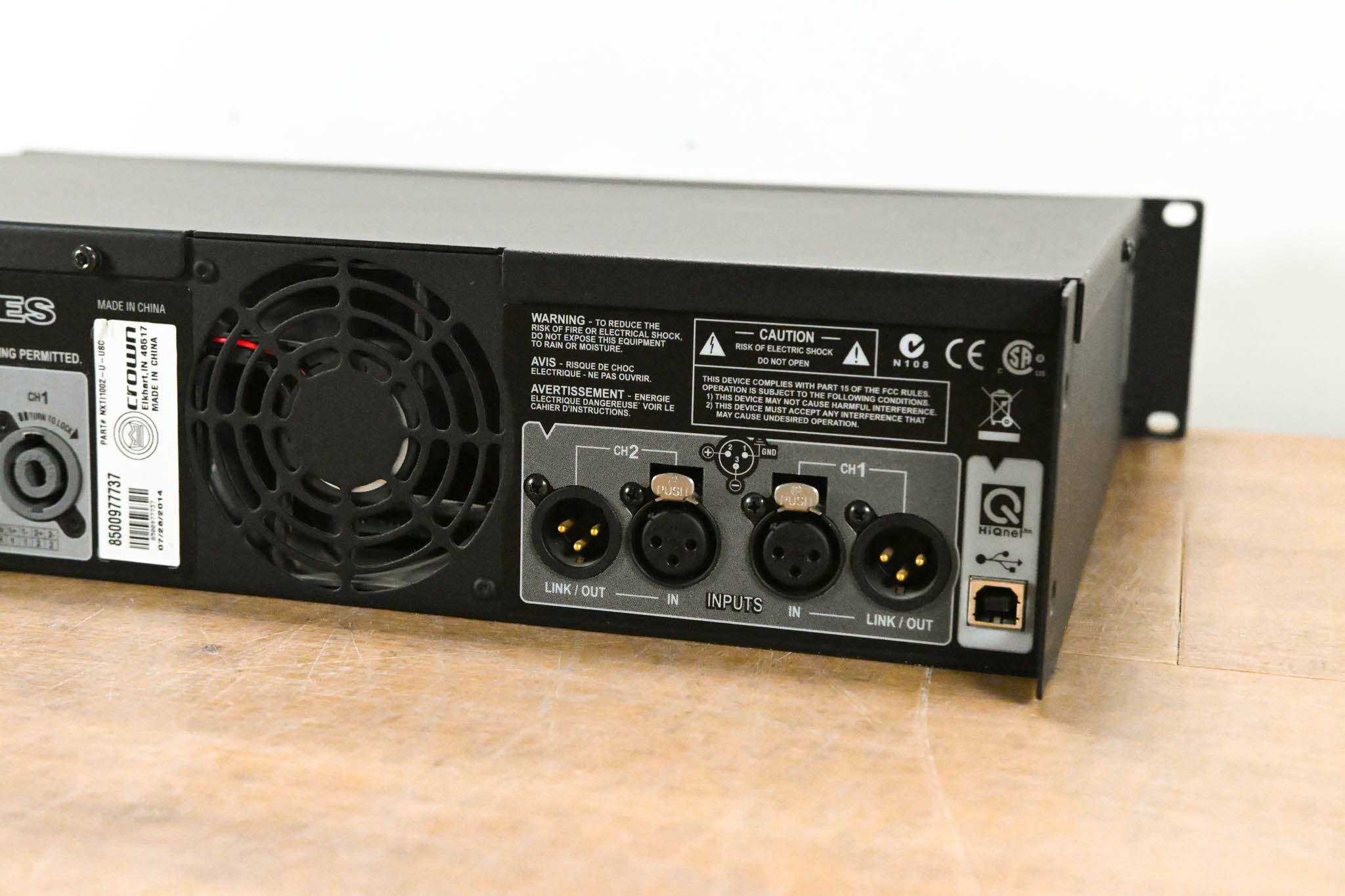 Crown XTi 1002 2-Channel 500W Power Amplifier