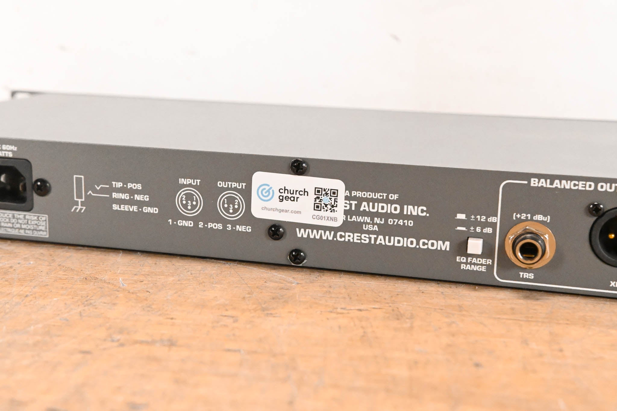 Crest Audio CPQ-1131 31-Band Graphic Equalizer