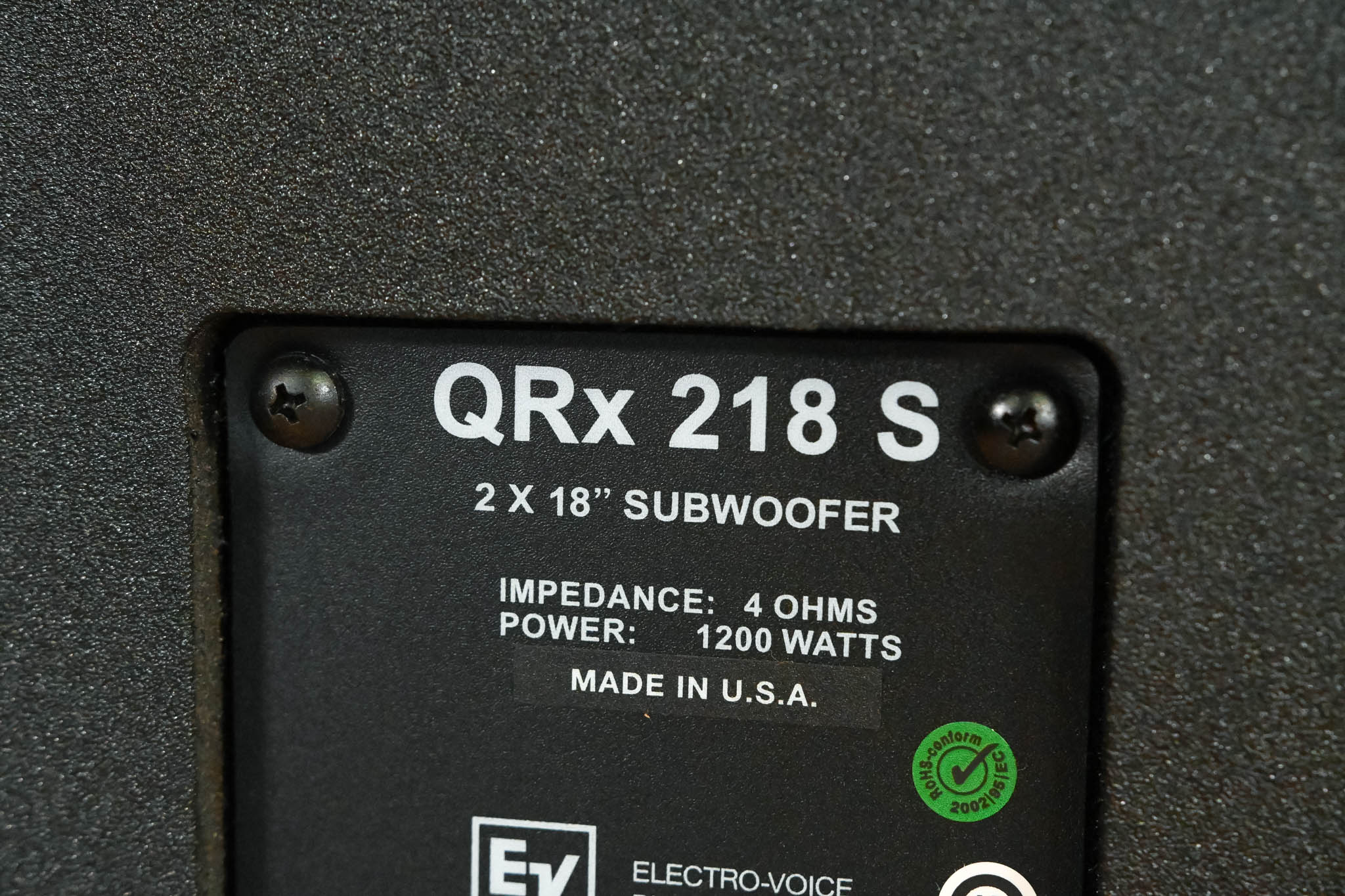 Electro-Voice (EV) QRx 218S Compact Dual 18" Subwoofer