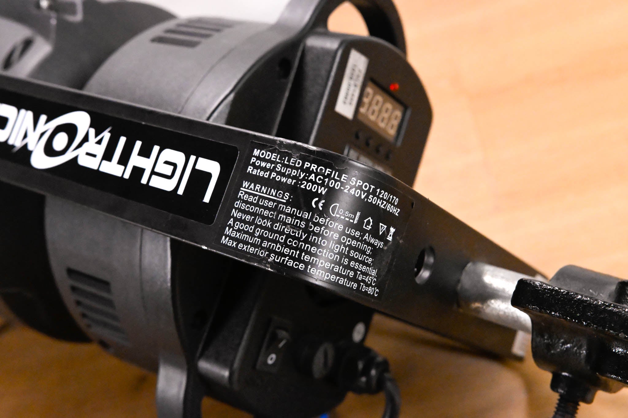 Lightronics FXLE1232 LED Profile Spot 19° LED Ellipsoidal Spotlight