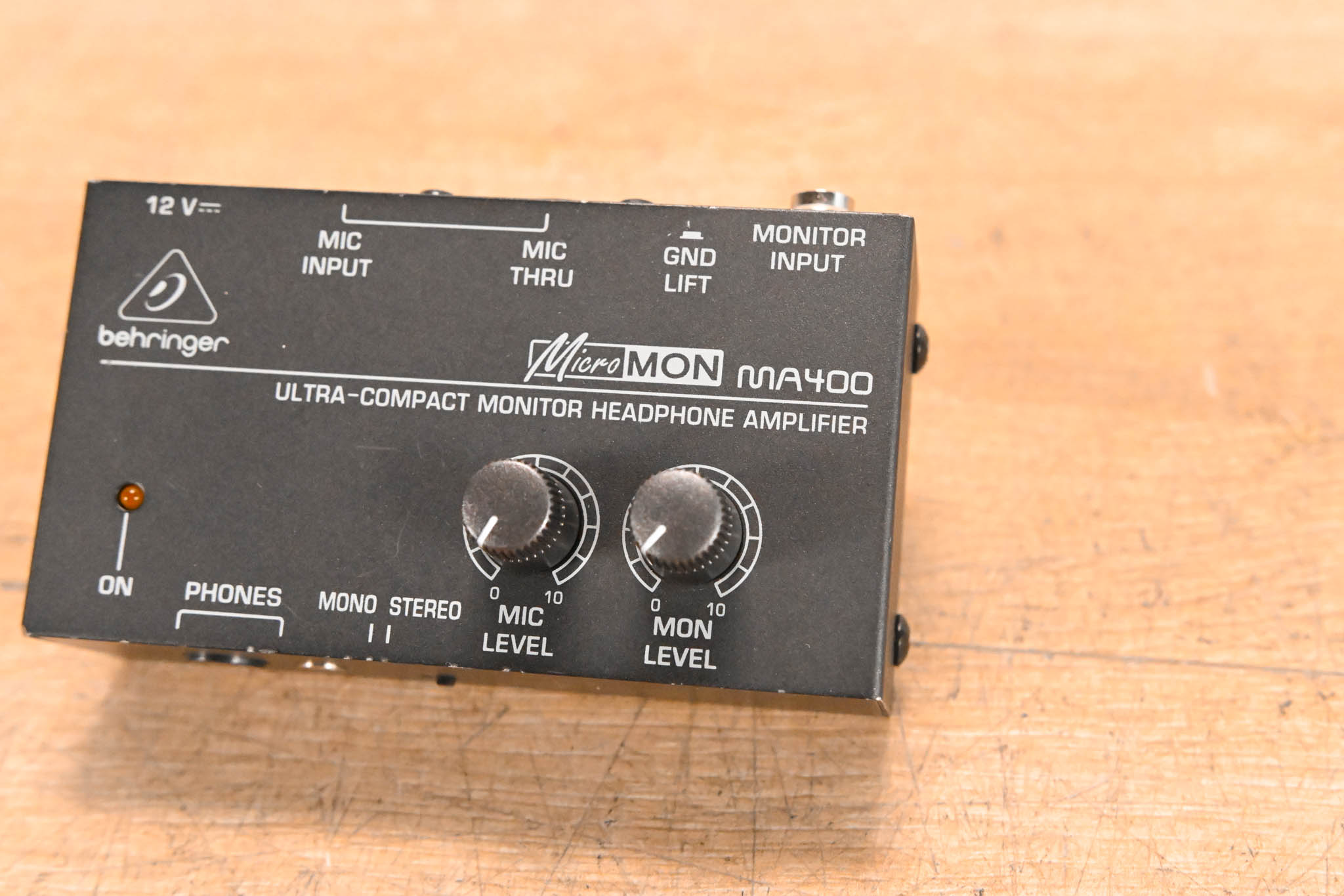 Behringer MicroMON MA400 Monitor Headphone Amplifier (NO POWER SUPPLY)