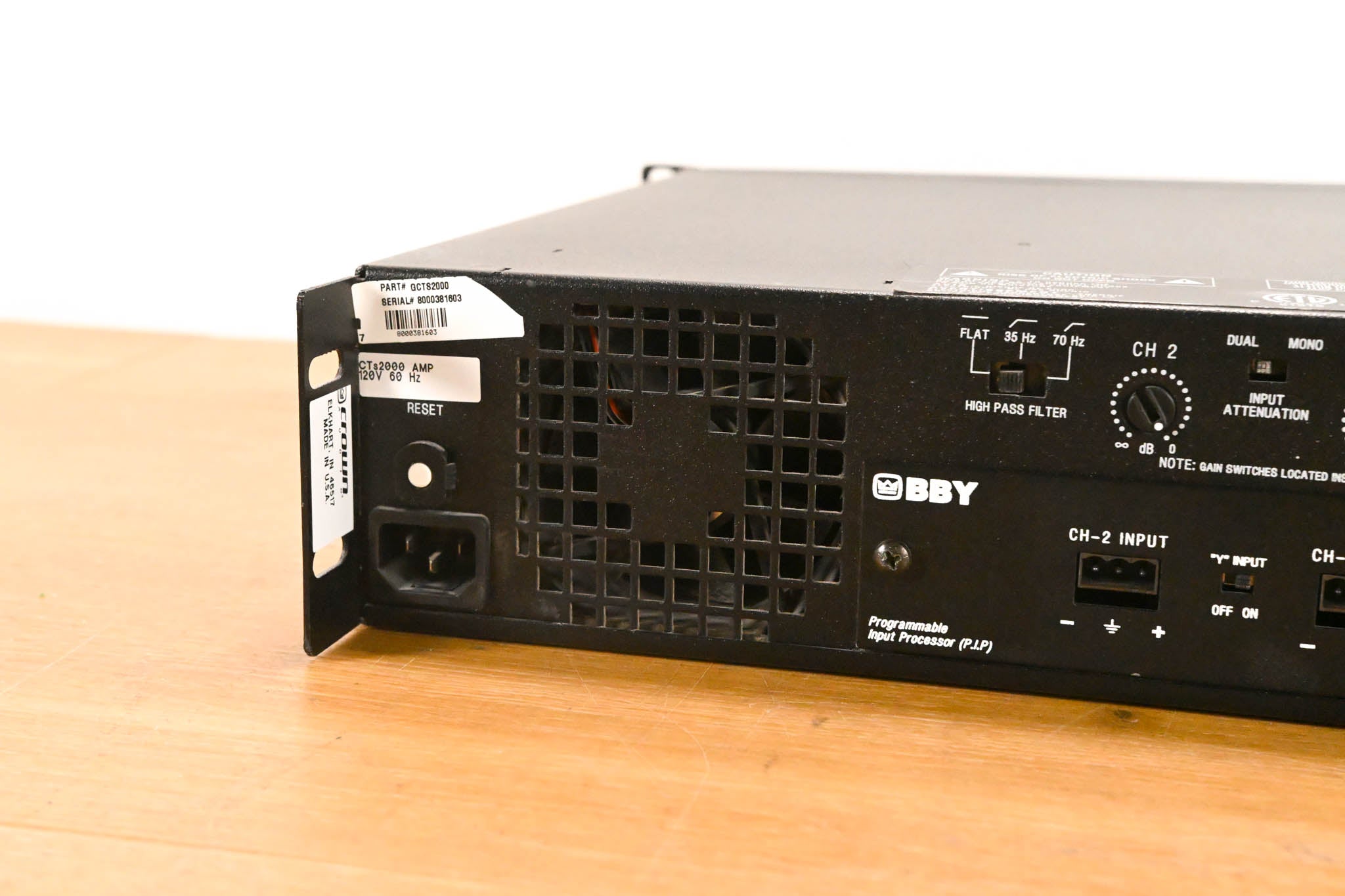 Crown CTs 2000 2-Channel 1000W Power Amplifier