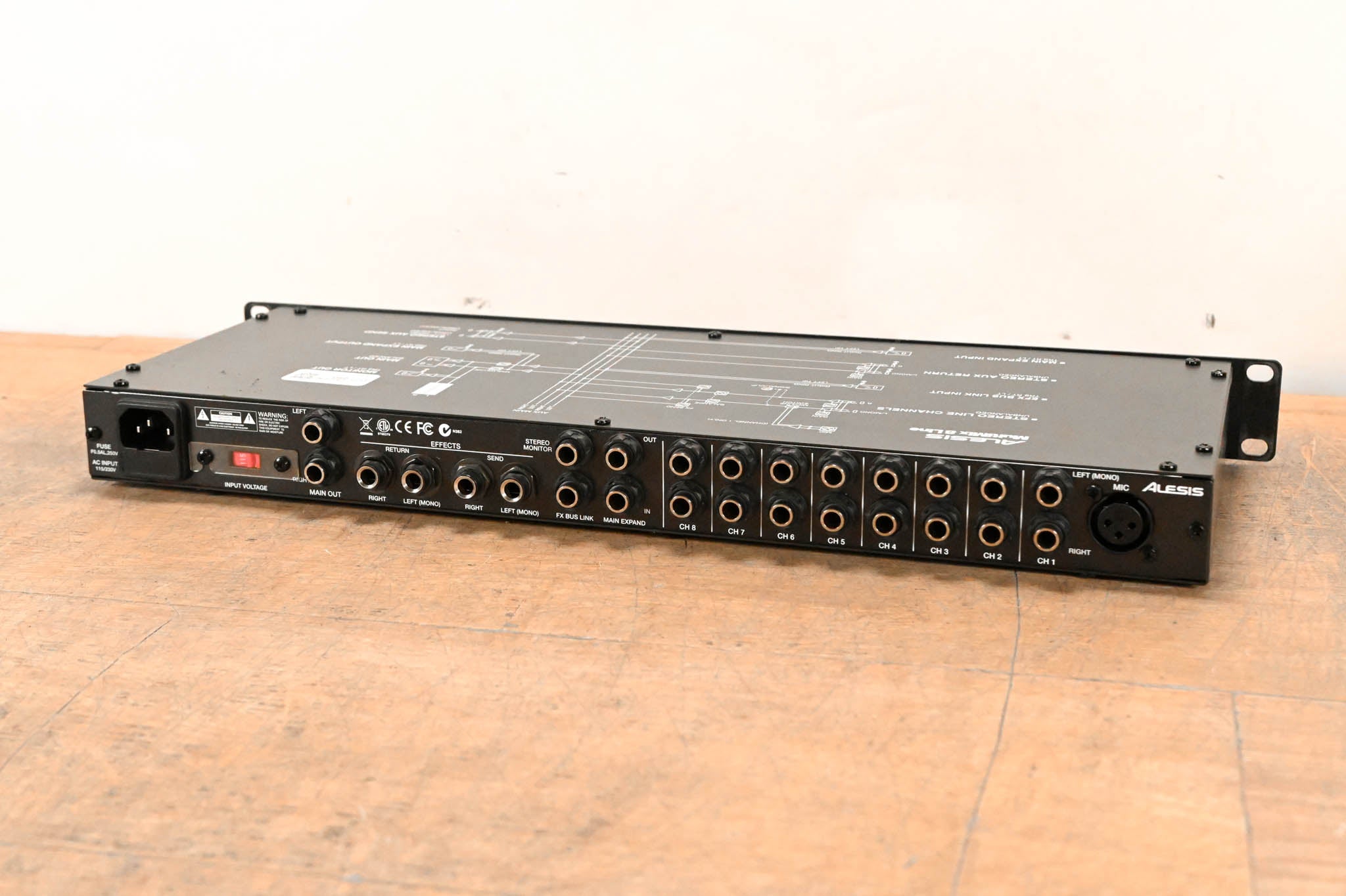 Alesis MultiMix 8 Line Rack Mixer