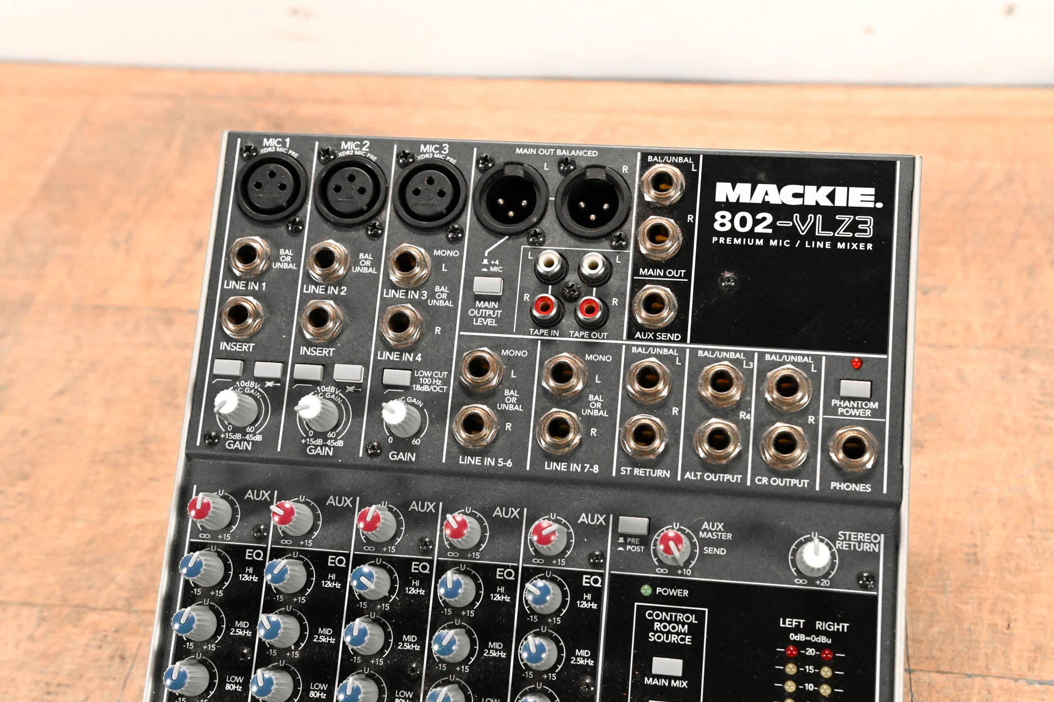 Mackie 802-VLZ3 8-Channel Mic/Line Mixer (NO POWER SUPPLY)