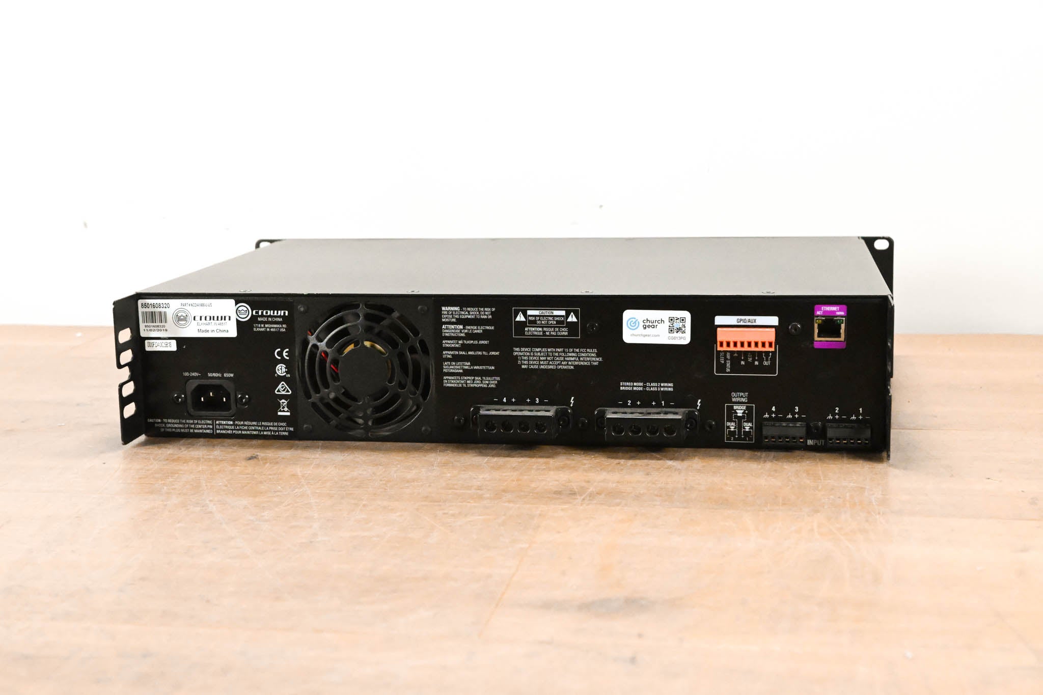 Crown CDi 4|600 4-Channel DriveCore Series Power Amplifier