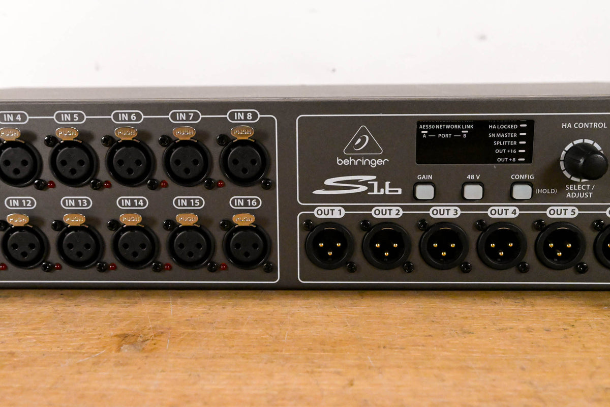 Behringer S16 16 x 8 Digital Stage Box