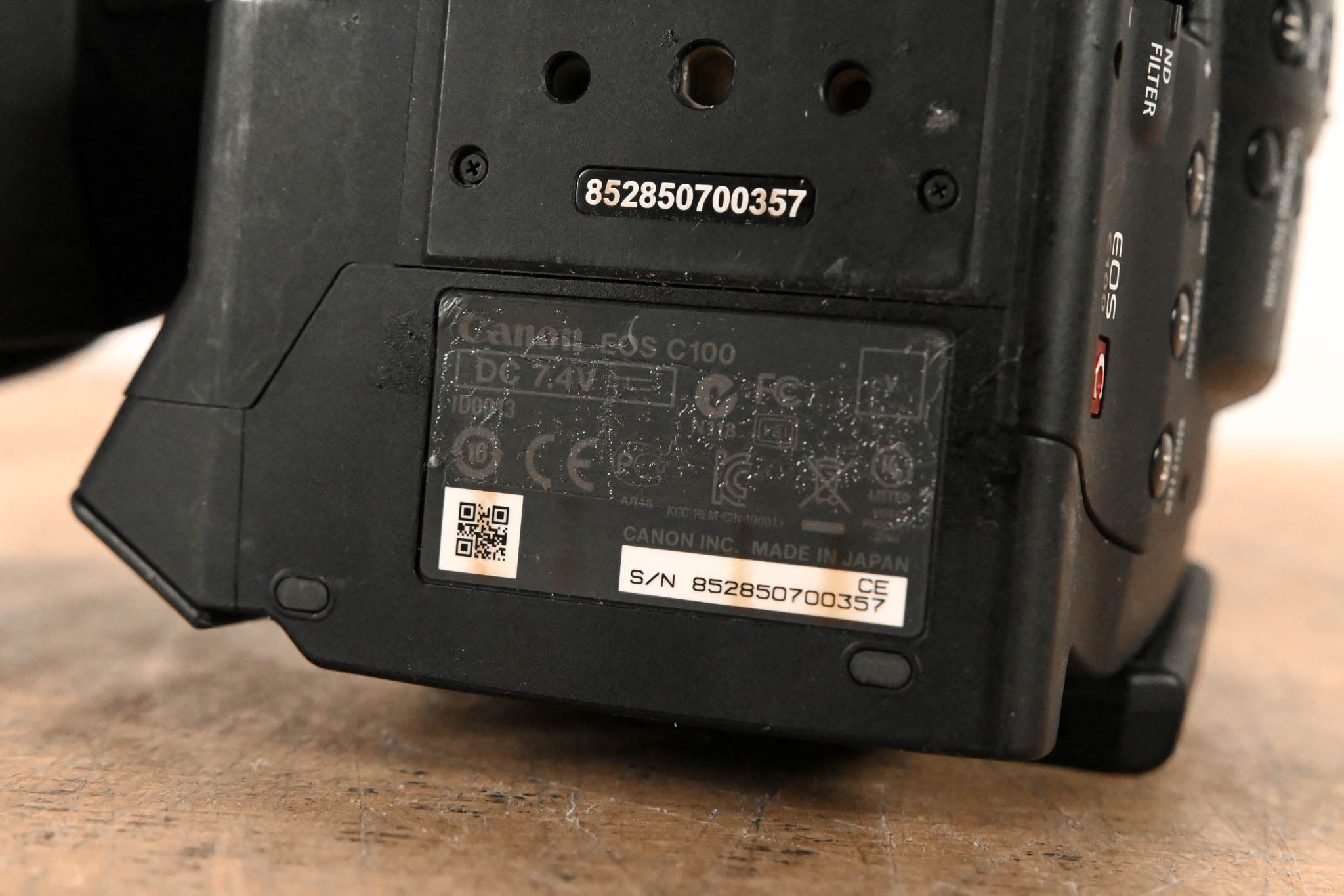 Canon EOS C100 Digital Cinema Camera