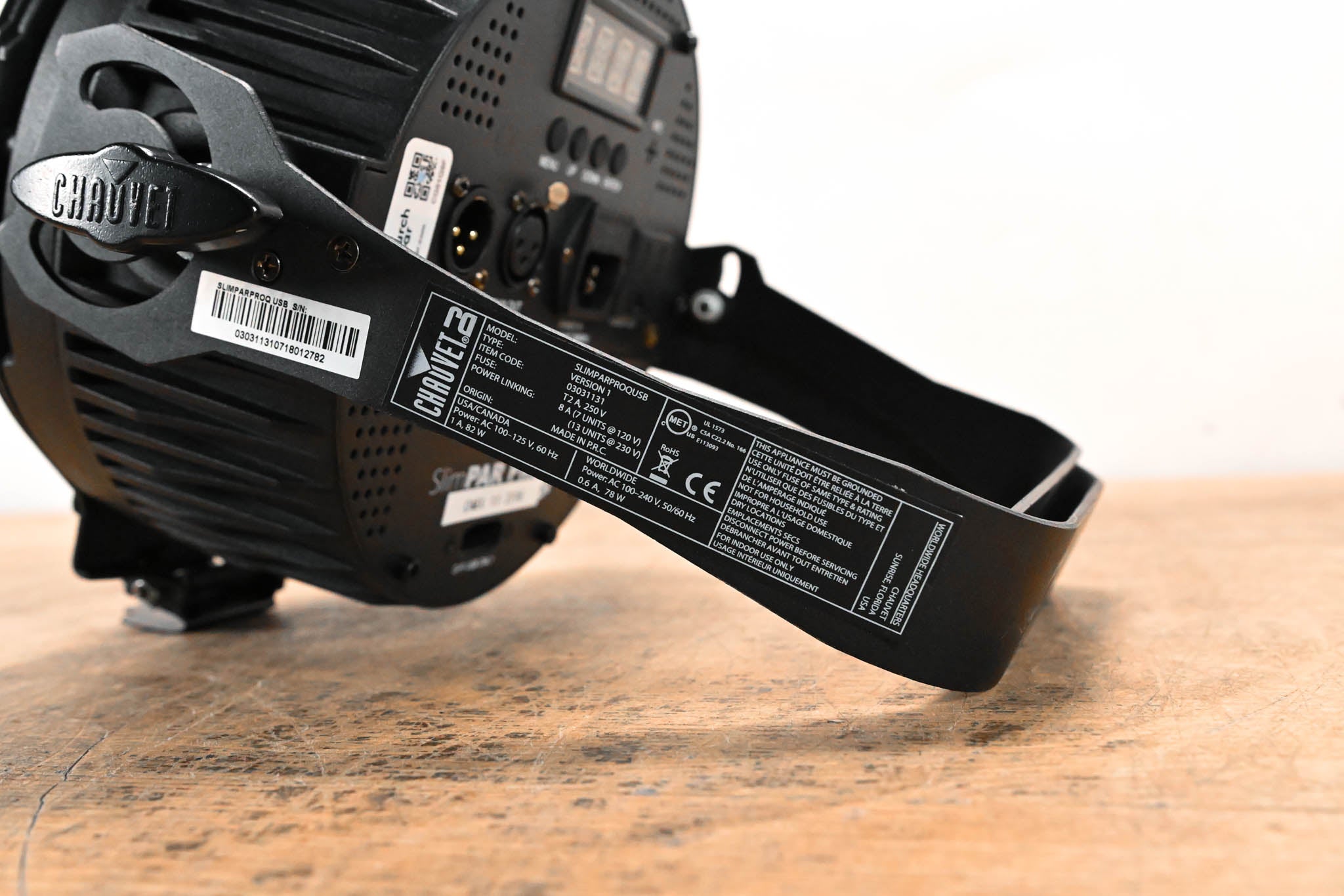 Chauvet SlimPAR Pro Q USB RGBA LED Low-Profile Par Wash Light